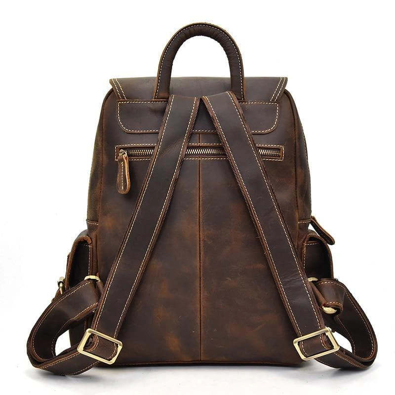 Steel Horse Leather Unisex The Freja Backpack | Handcrafted Leather Backpack