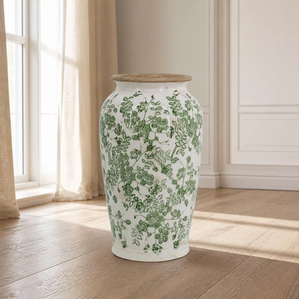 Toemoa Cylindrical Ceramic Planter for Indoor Plants