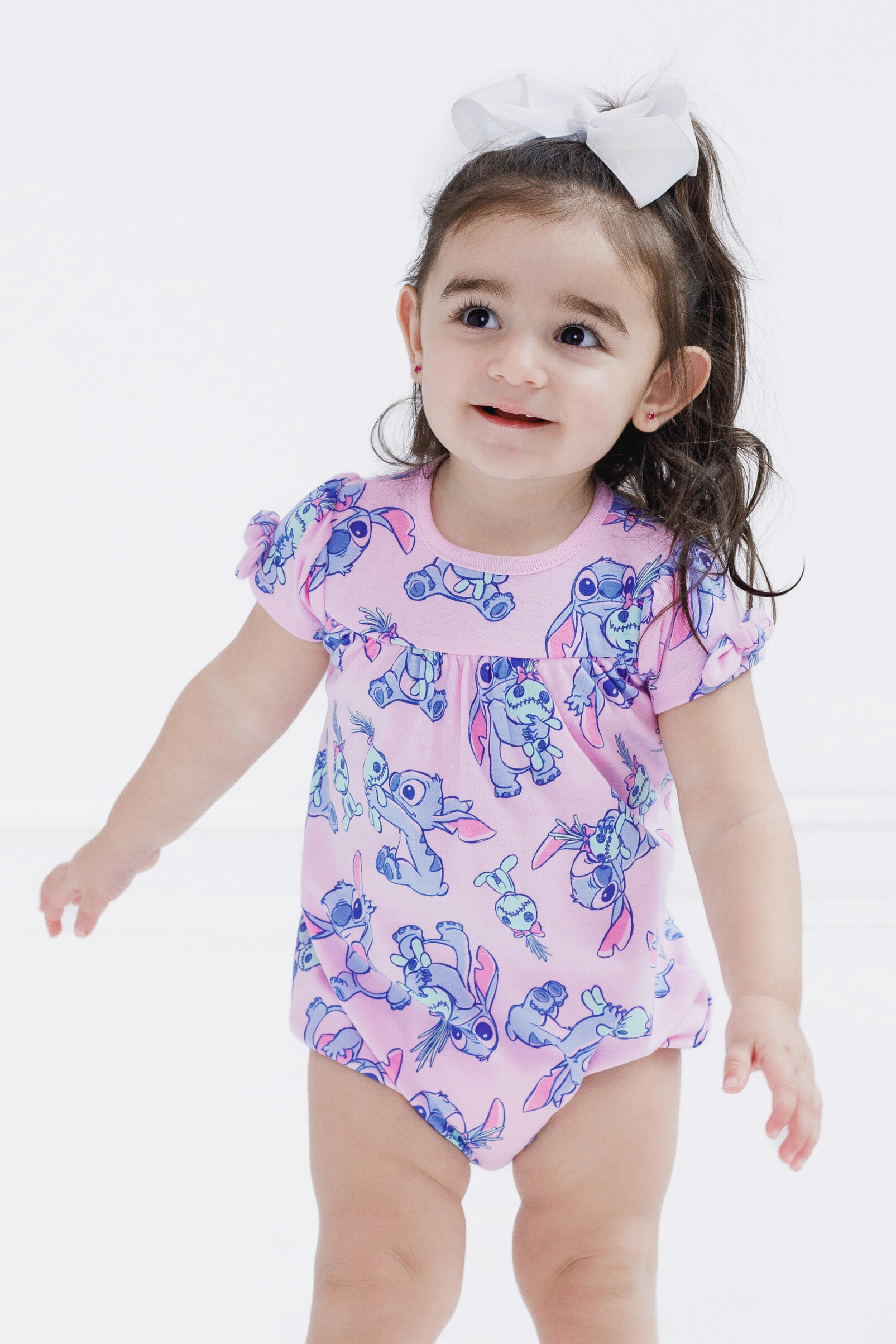 Disney Baby Girls' 2-Pack One Piece Bubble Rompers