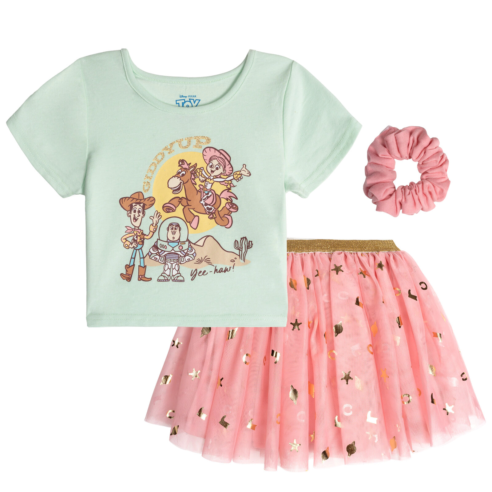 Disney Girls' T-Shirt and Tutu Skirt Set