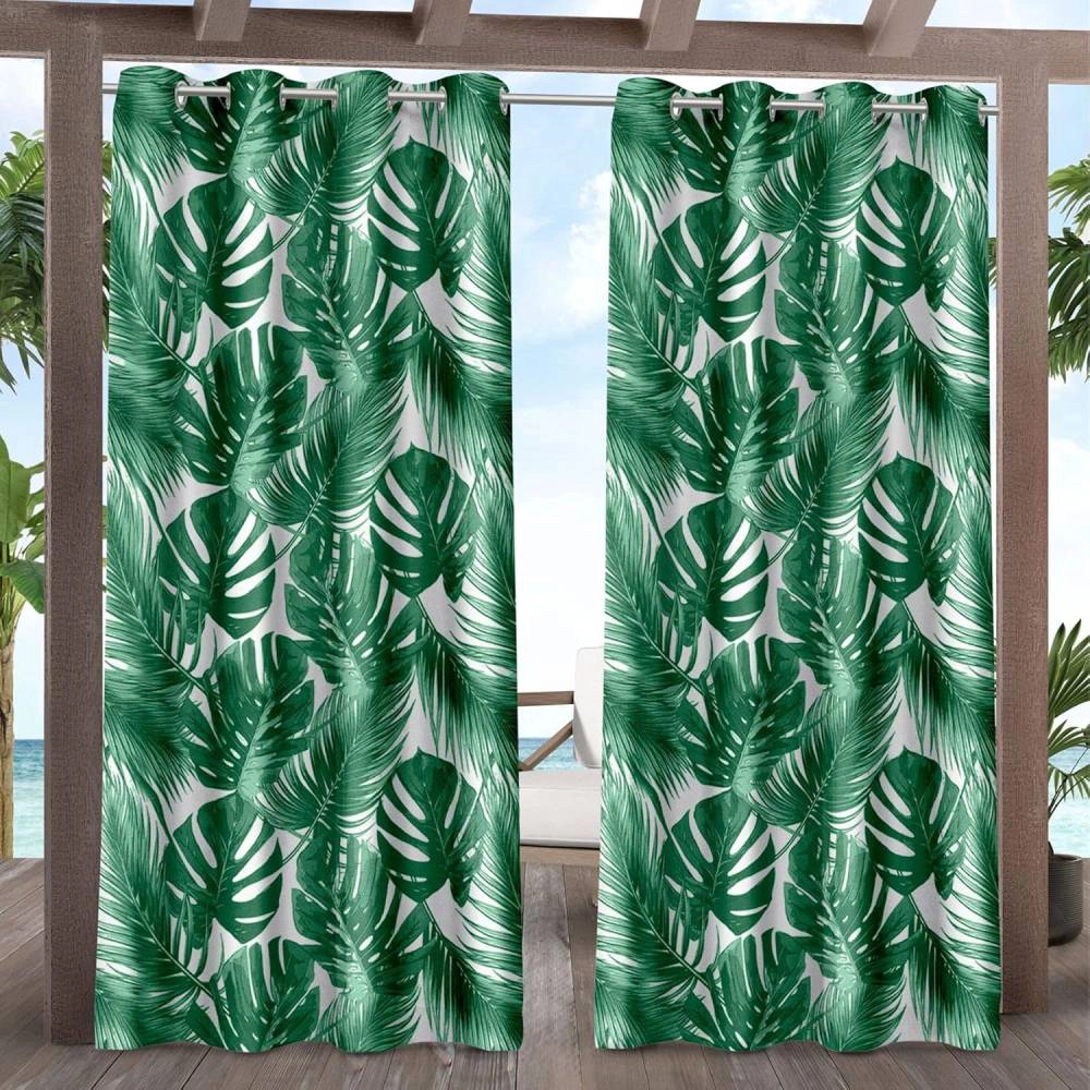 Radiant Essence Unisex Light Filtering Grommet Patio Curtains