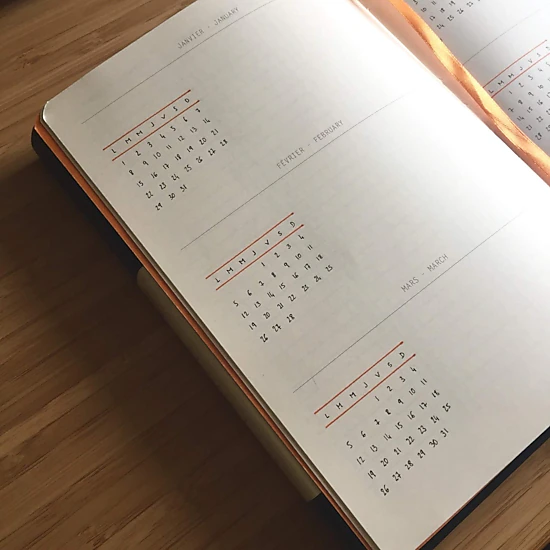 Rhodia Softcover Goalbook Dot Grid Notebook - 224 Numbered Pages - 6 x ...