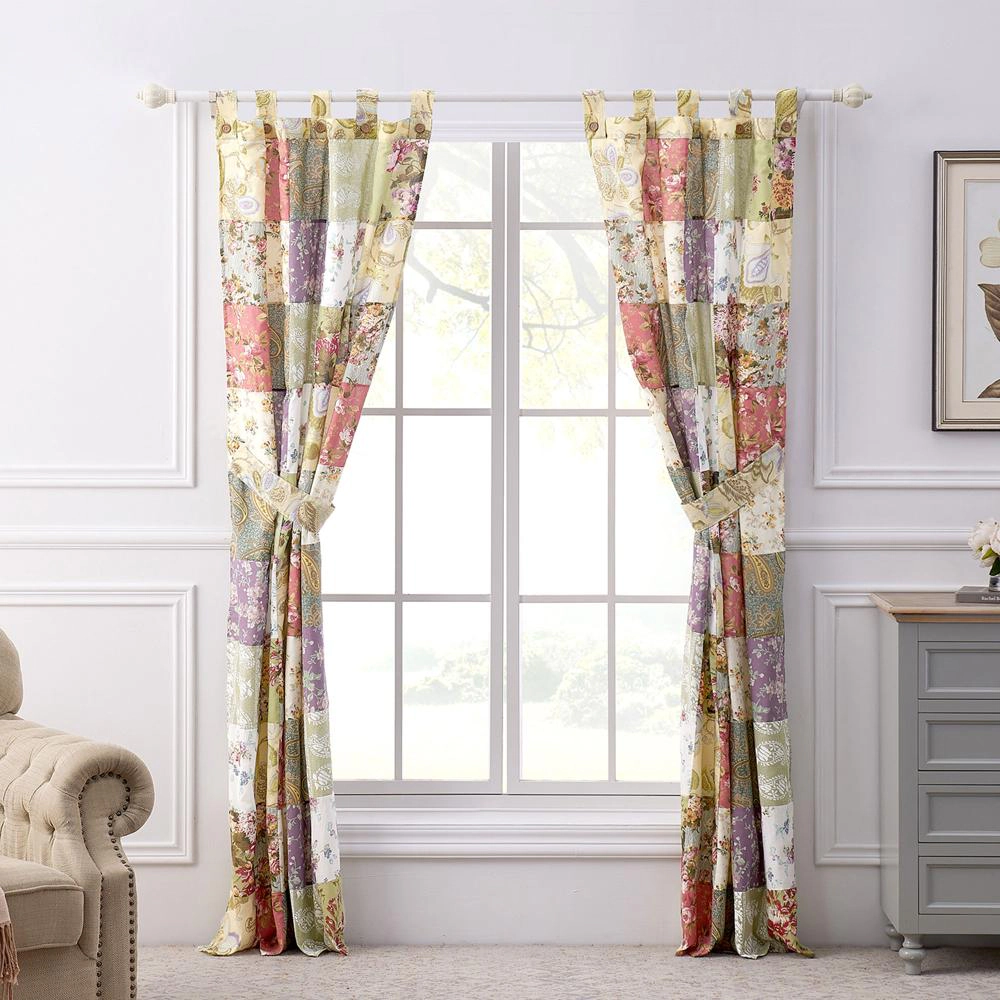 Greenland Home Fashion Blooming Prairie Window Panel Pair - Multi 42x84"