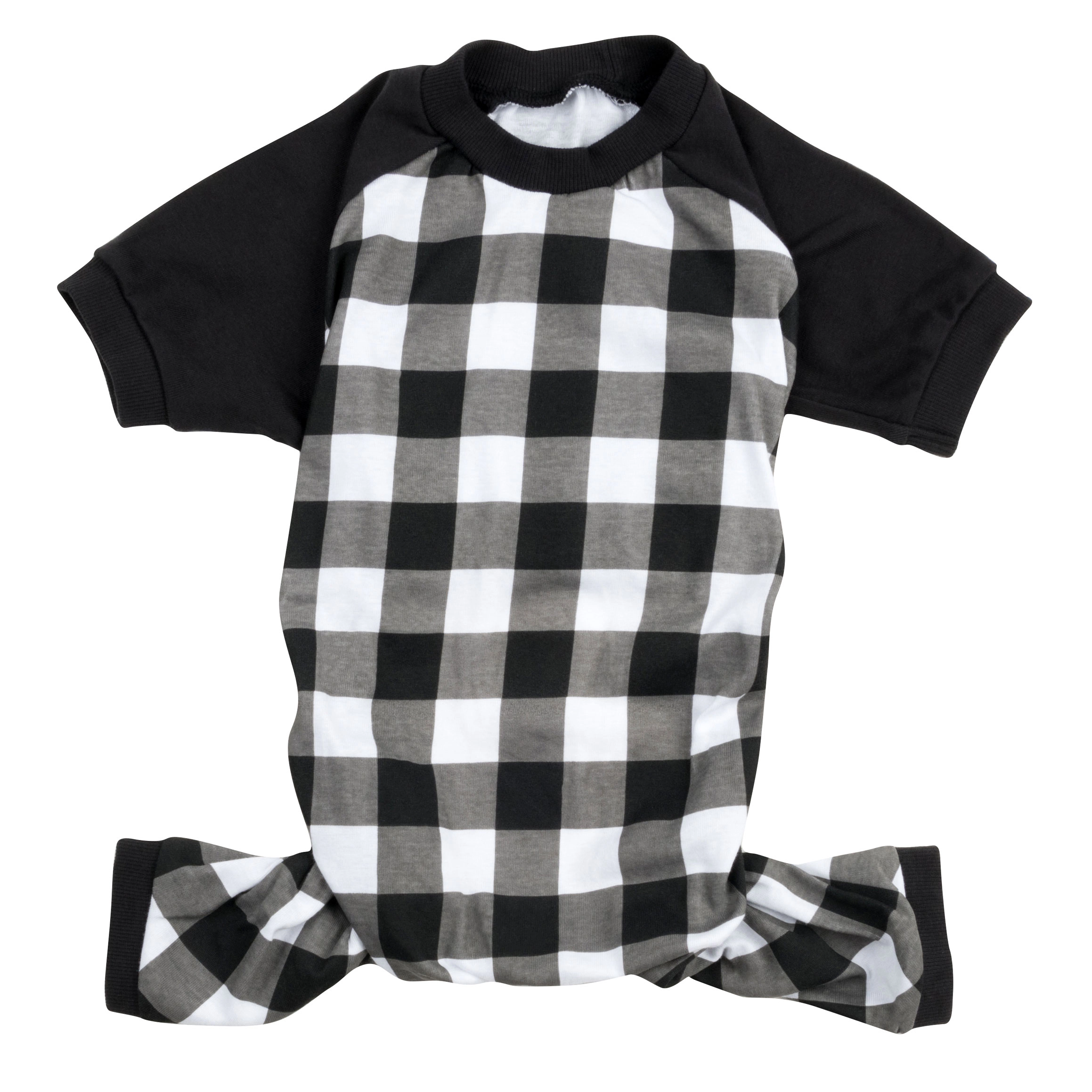 Leveret Dog Cotton Plaid Holiday Pajamas