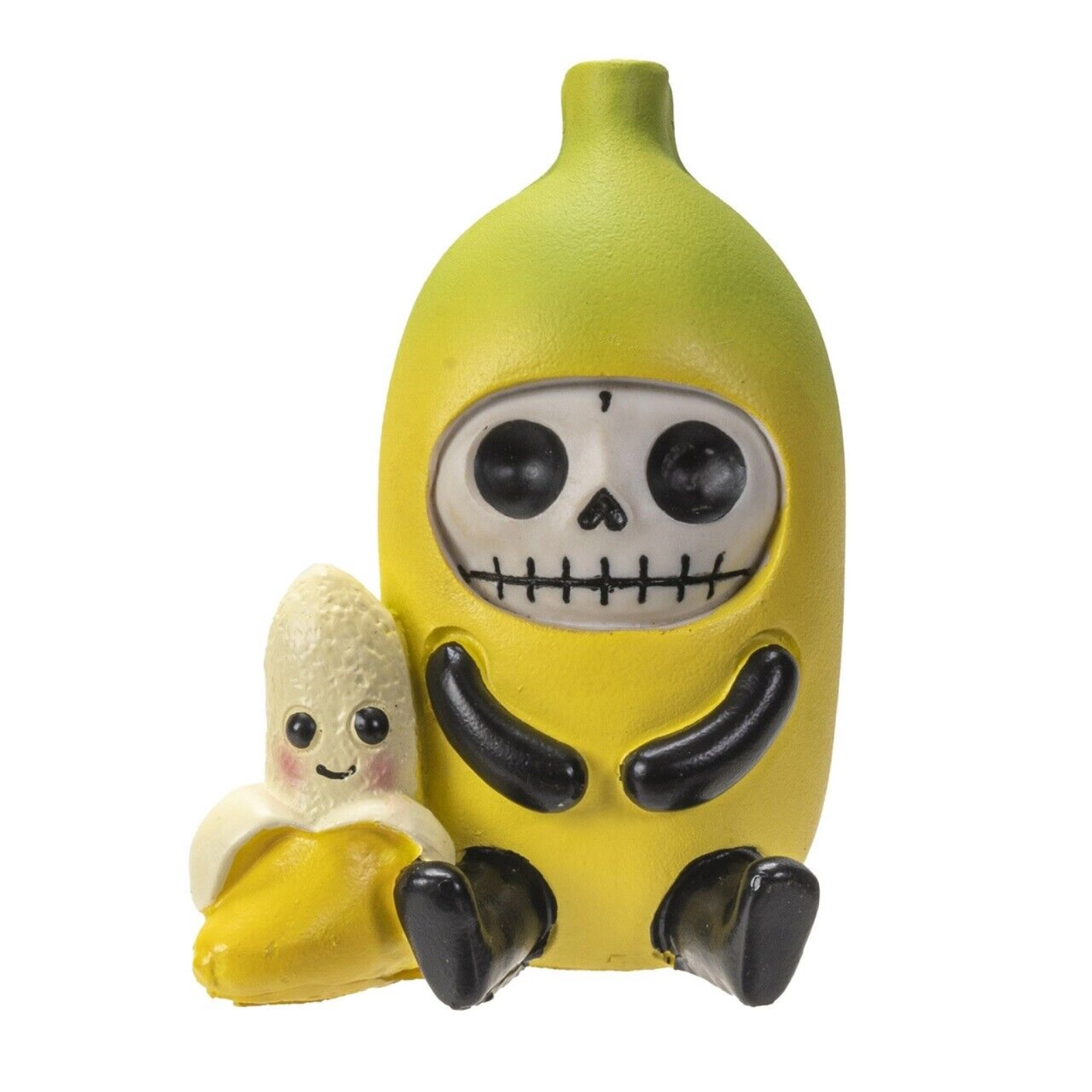 Pacific Giftware Furrybones Na Na Yellow Banana Skeleton in Costume Figurine 3.2 inch
