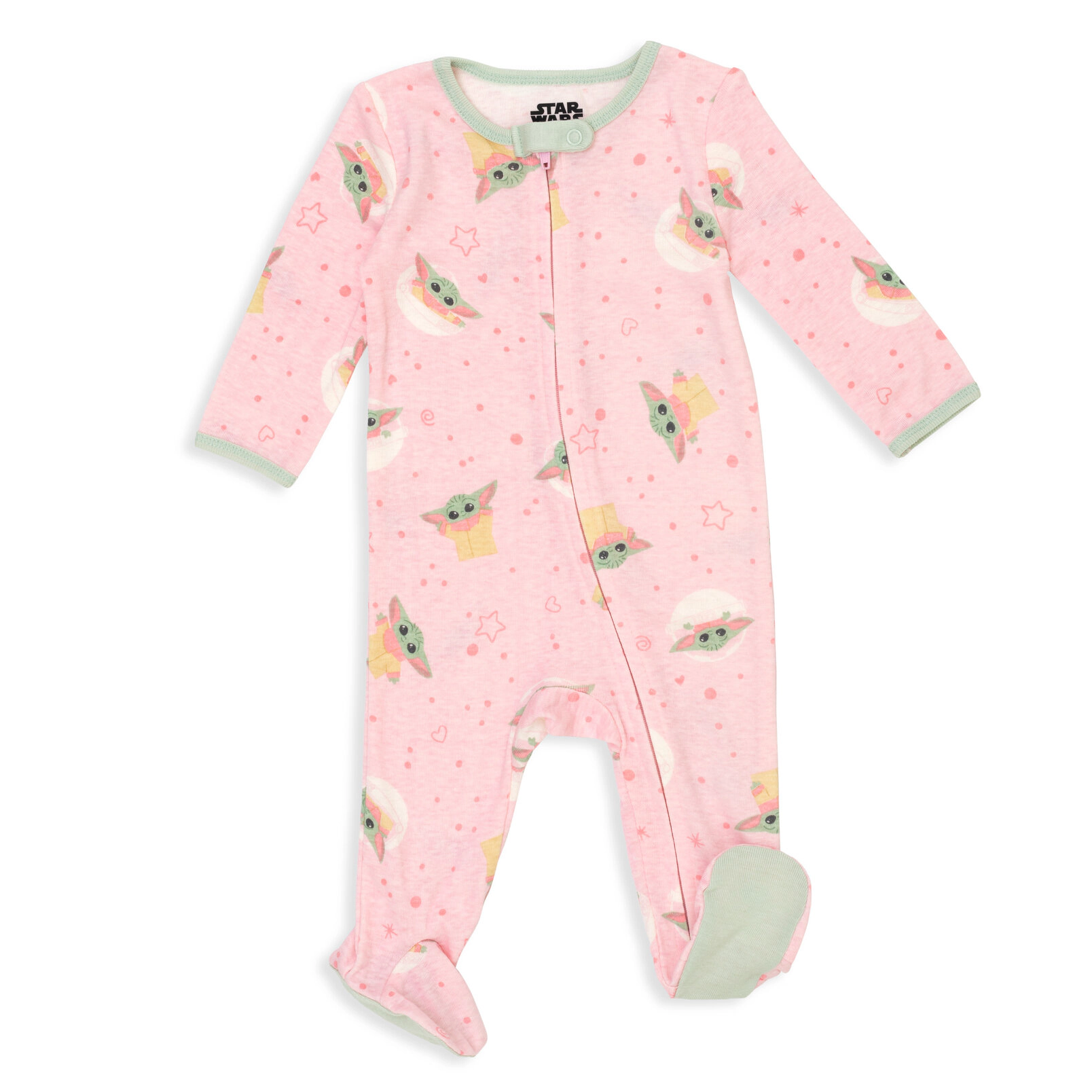 Star Wars The Mandalorian Grogu Baby 2-Pack Footed One Piece Sleep N' Play