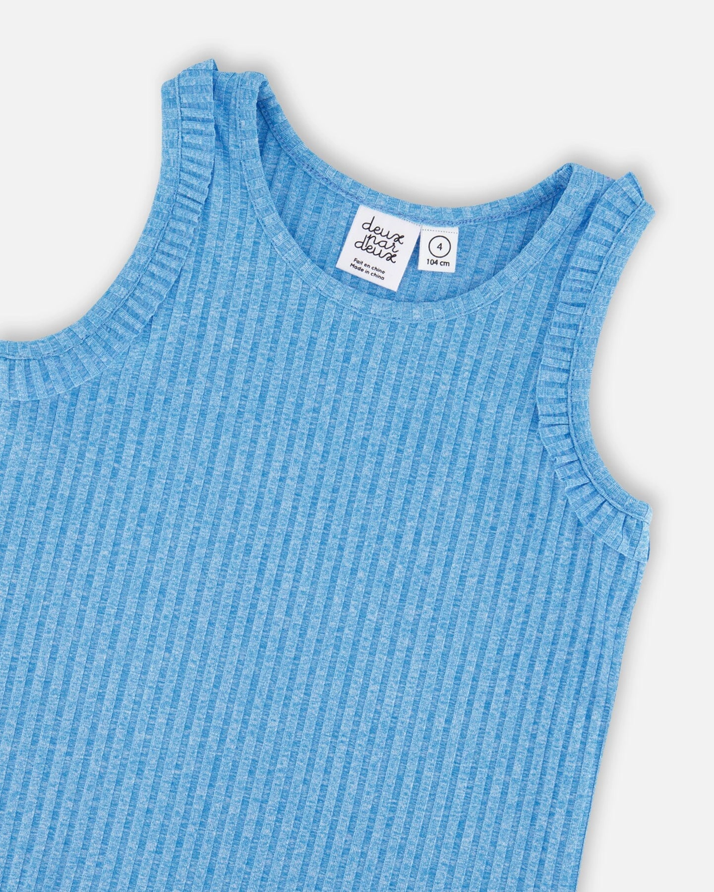 Deux par Girls Rib Ribbed Tank Top