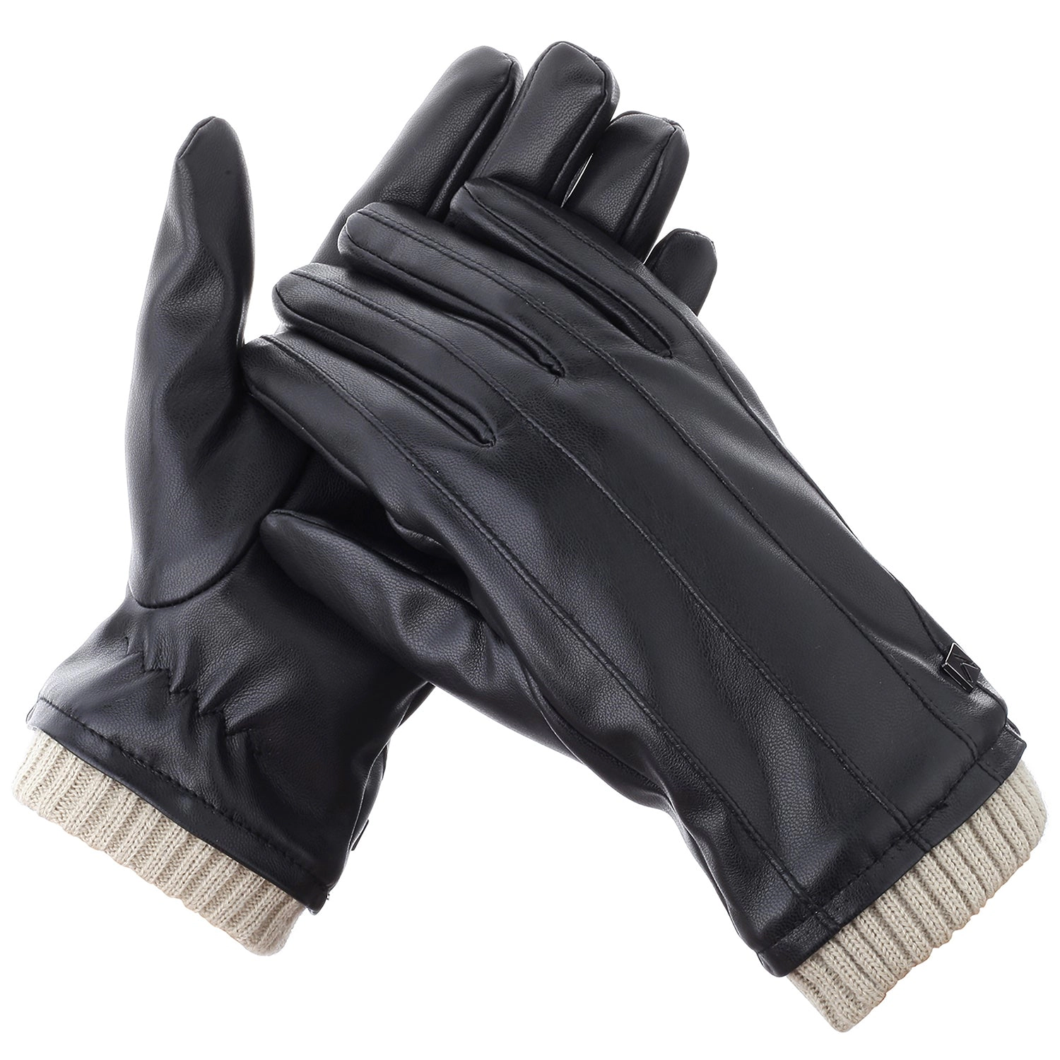 Gallery Seven Men's Touchscreen Lined Winter Gloves