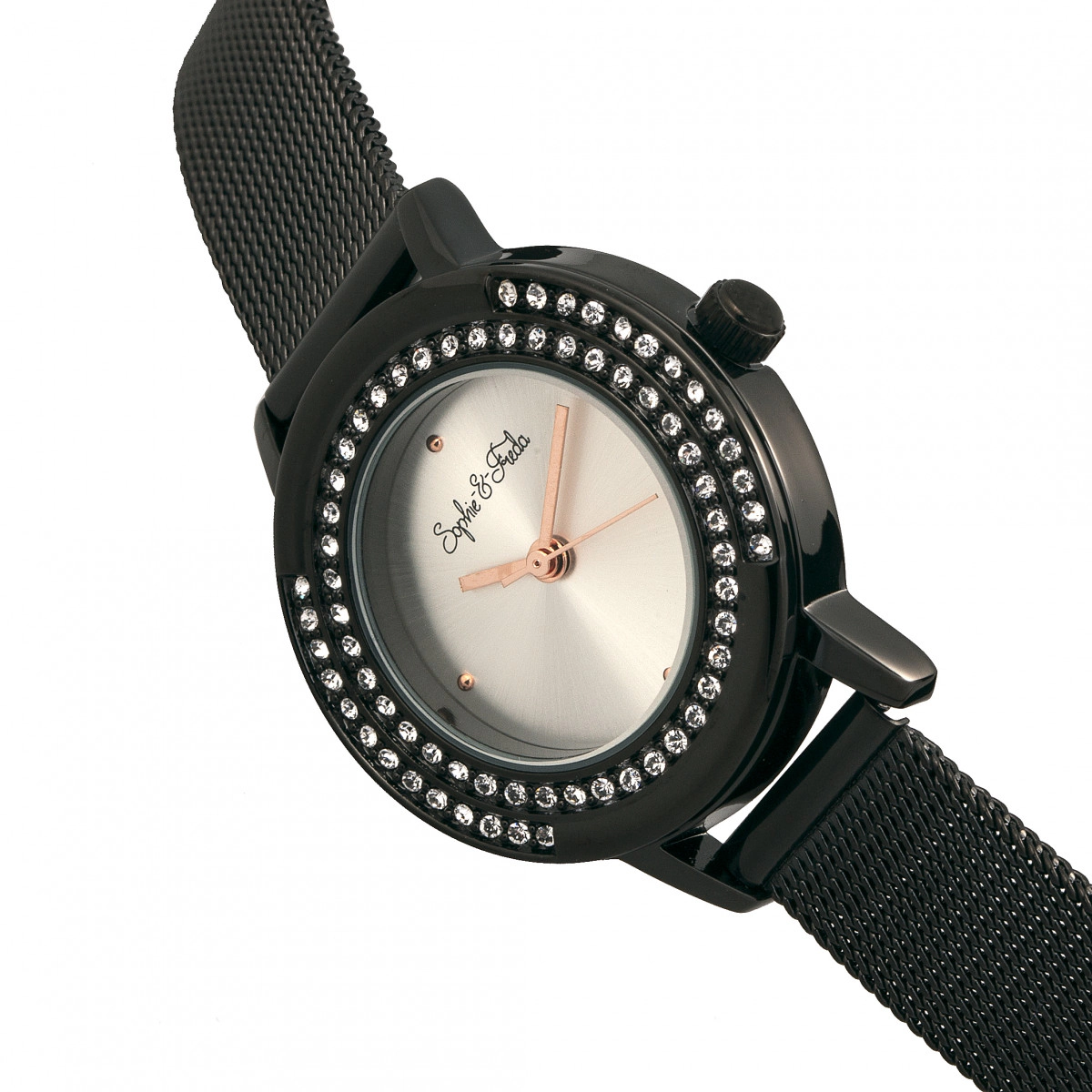 Sophie & Freda Cambridge Bracelet Watch w/Swarovski Crystals