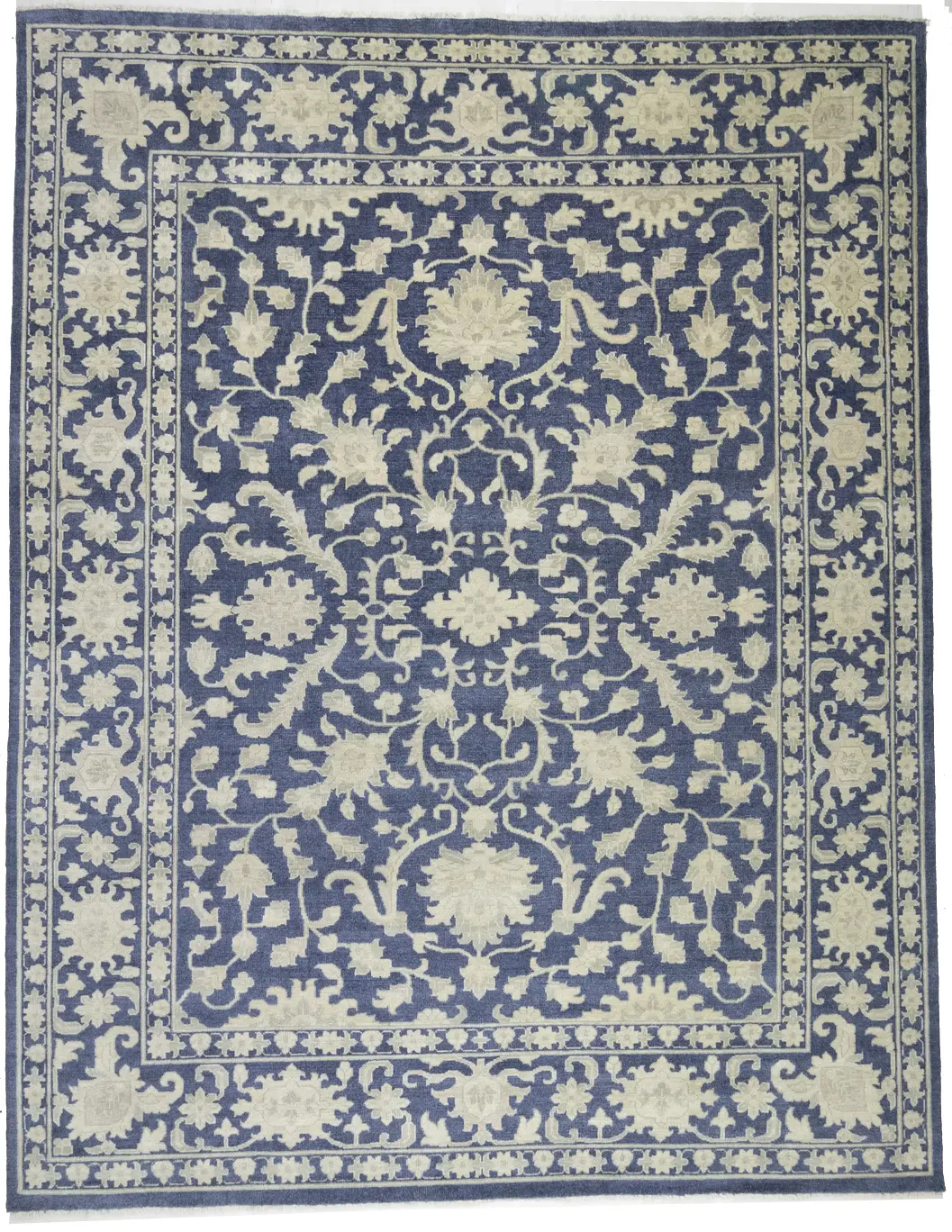 Magic Rugs Muted Slate Blue Floral 12X15 Transitional Oriental Rug