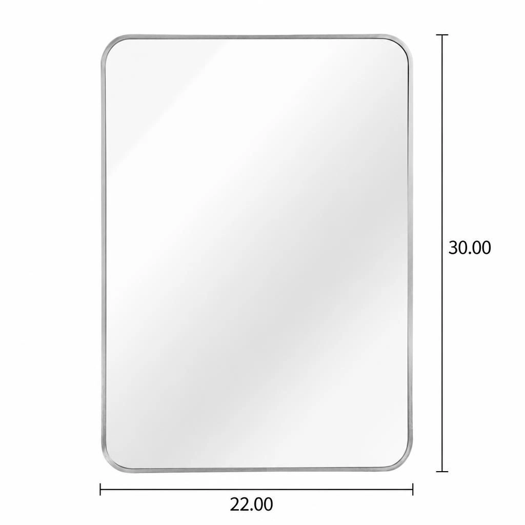 ELEMENT ACE Rectangular Wall Mounted Bathroom Mirror