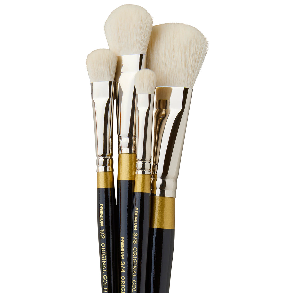 KINGART Original Gold 9270 Oval Mop Brush Set, 4-Piece