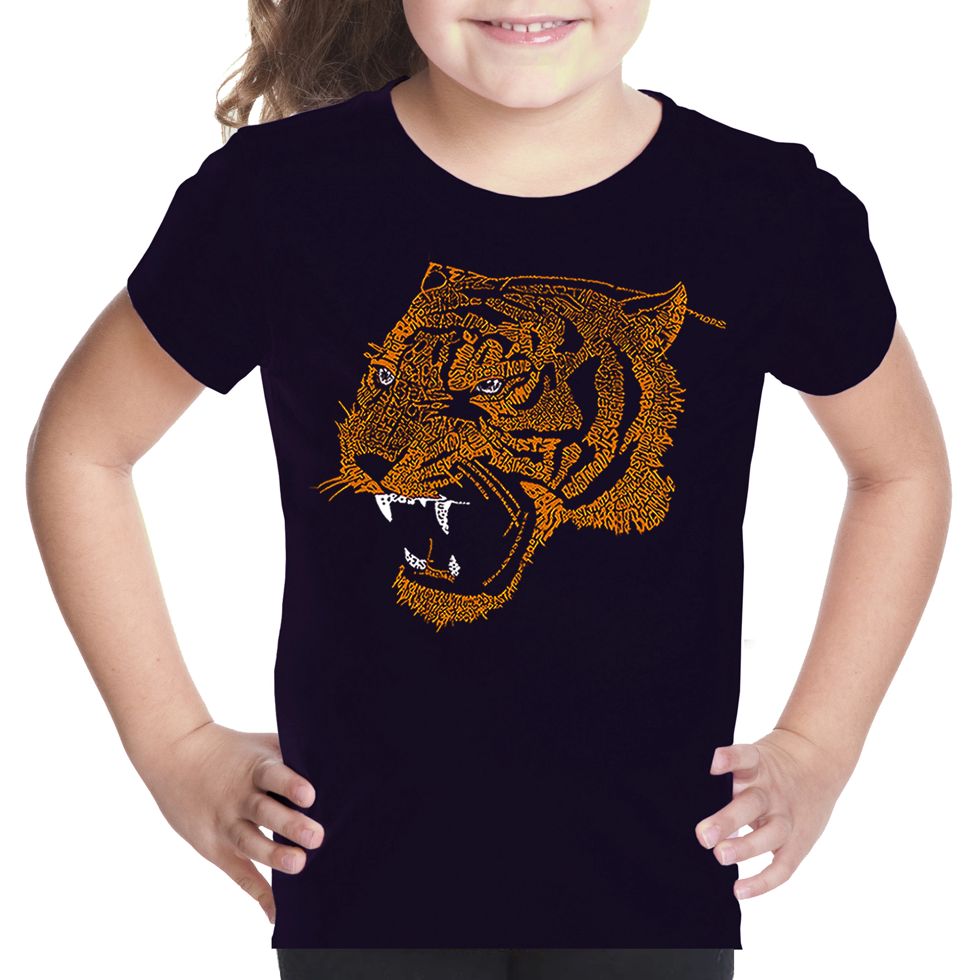 LA Pop Art Girls Word T-Shirt - Beast Mode