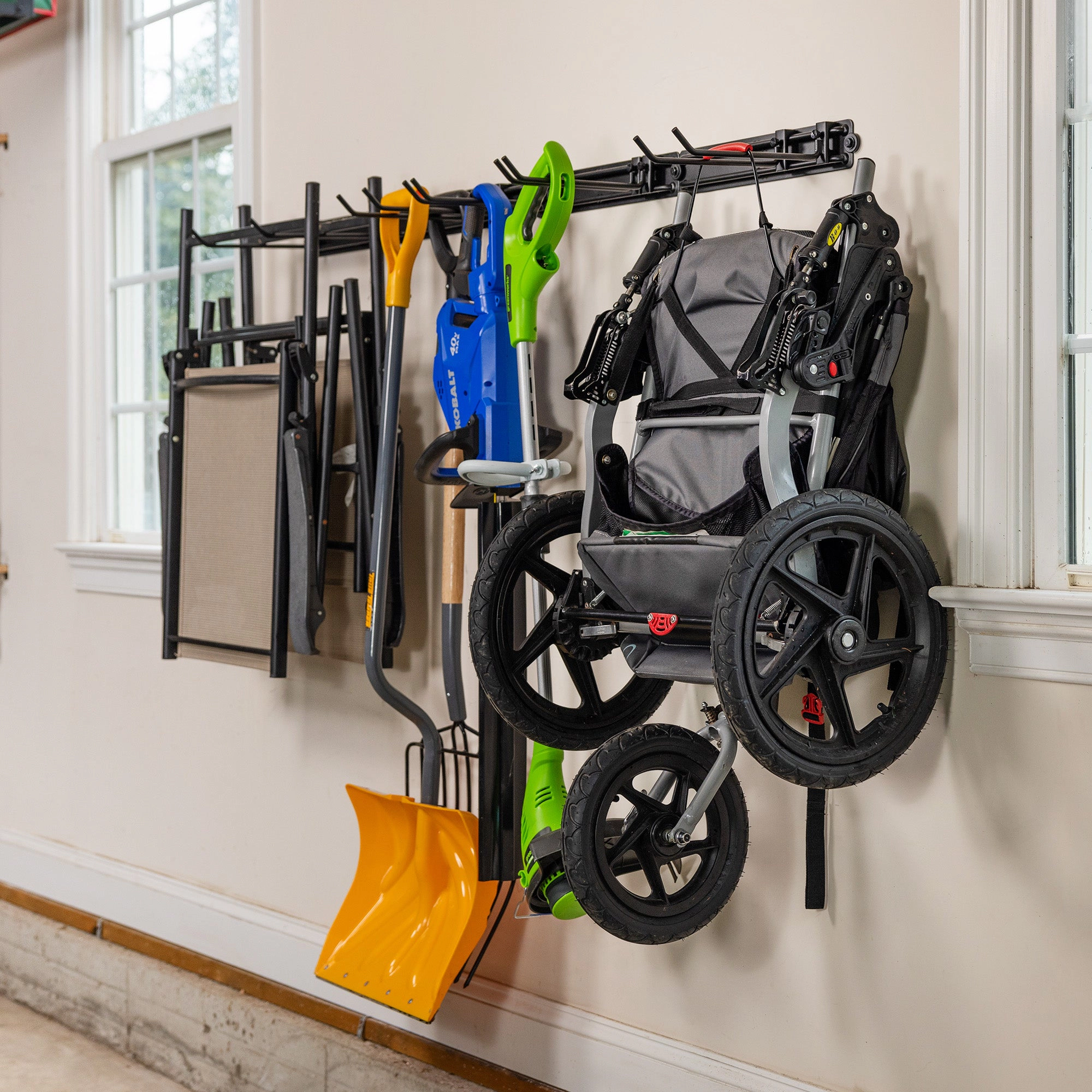 StoreYour 64" Modular Multi-Use Garage Organizer, Tool Storage Rack, Holds 600 lbs