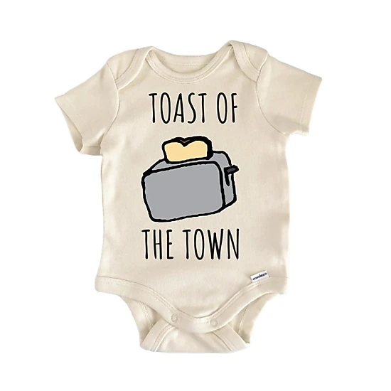 NOFO VIBES Unisex Toaster Toast Breakfast Brunch Baby Gift Baby ...