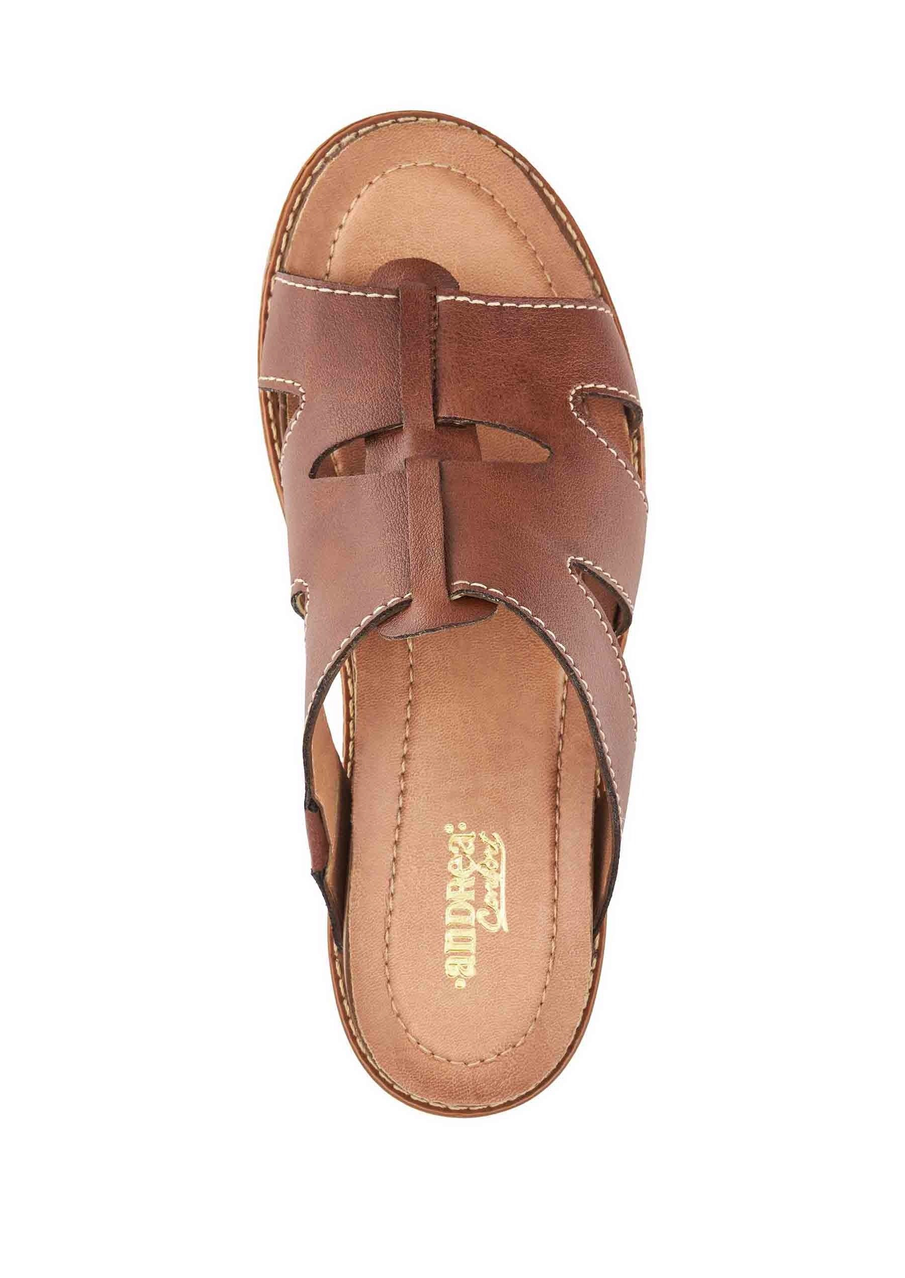 Andrea Fisherman Low Wedge Sandals