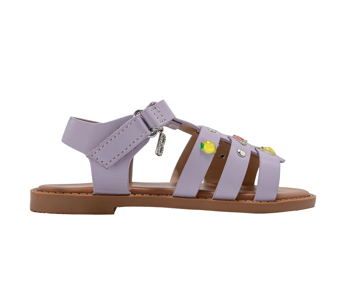 bebe Girl's Sandals - Strappy Flat and Studded Summer Shoes