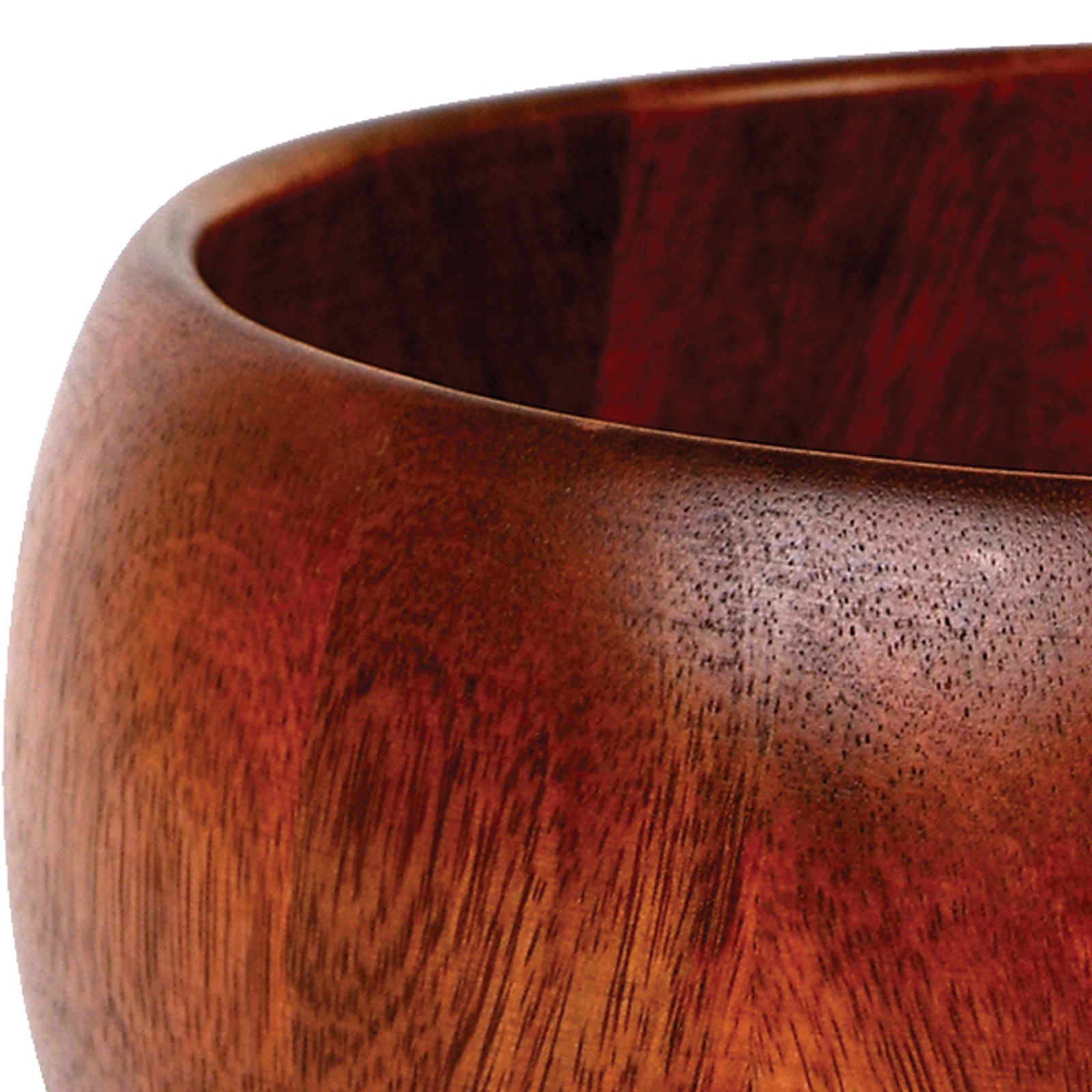 Gibson Home Laroda 3-Piece Salad Bowl Set, Brown Wood