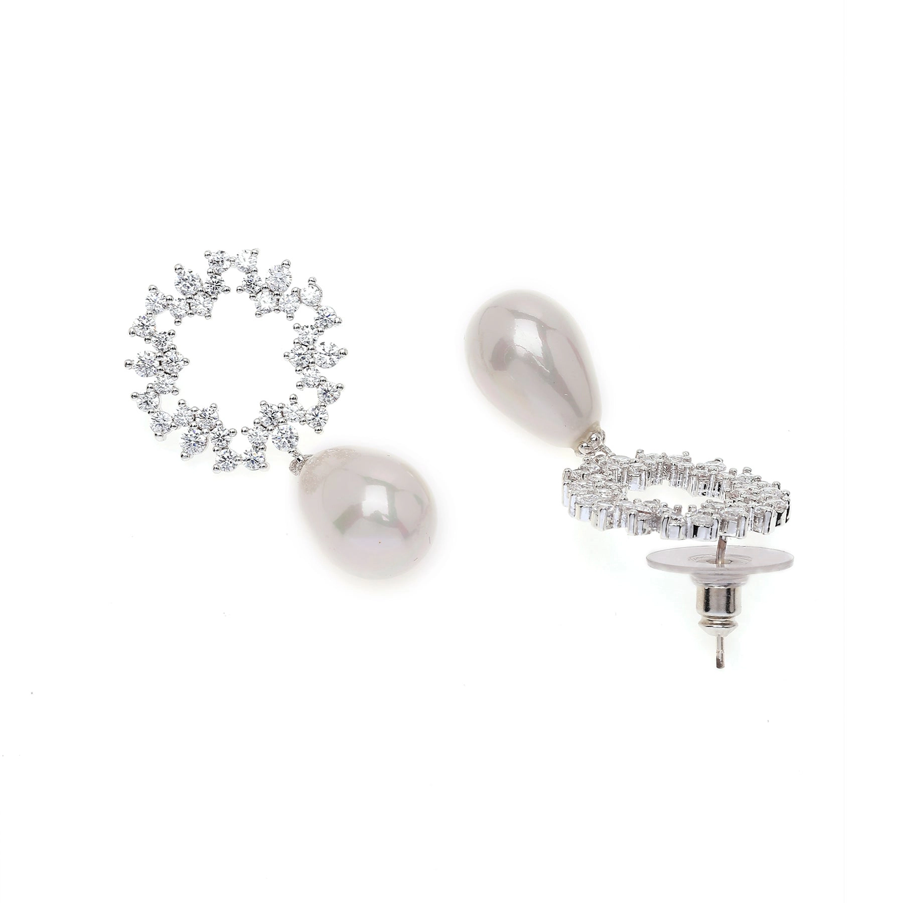 AGP PARIS Womens Circular Charming Hollow Drop Earrings