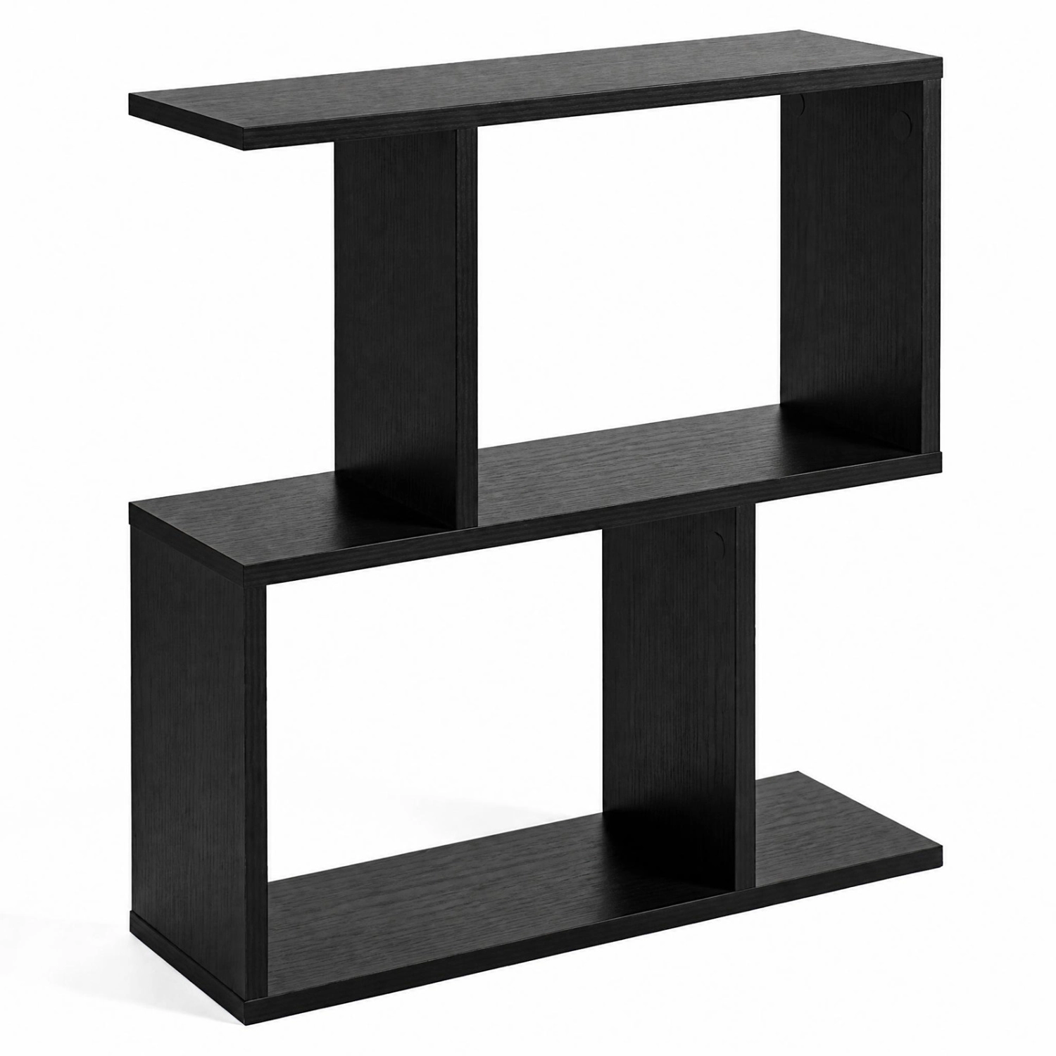 LJG 3-Tier Geometric Bookshelf with Thick Foot Pads