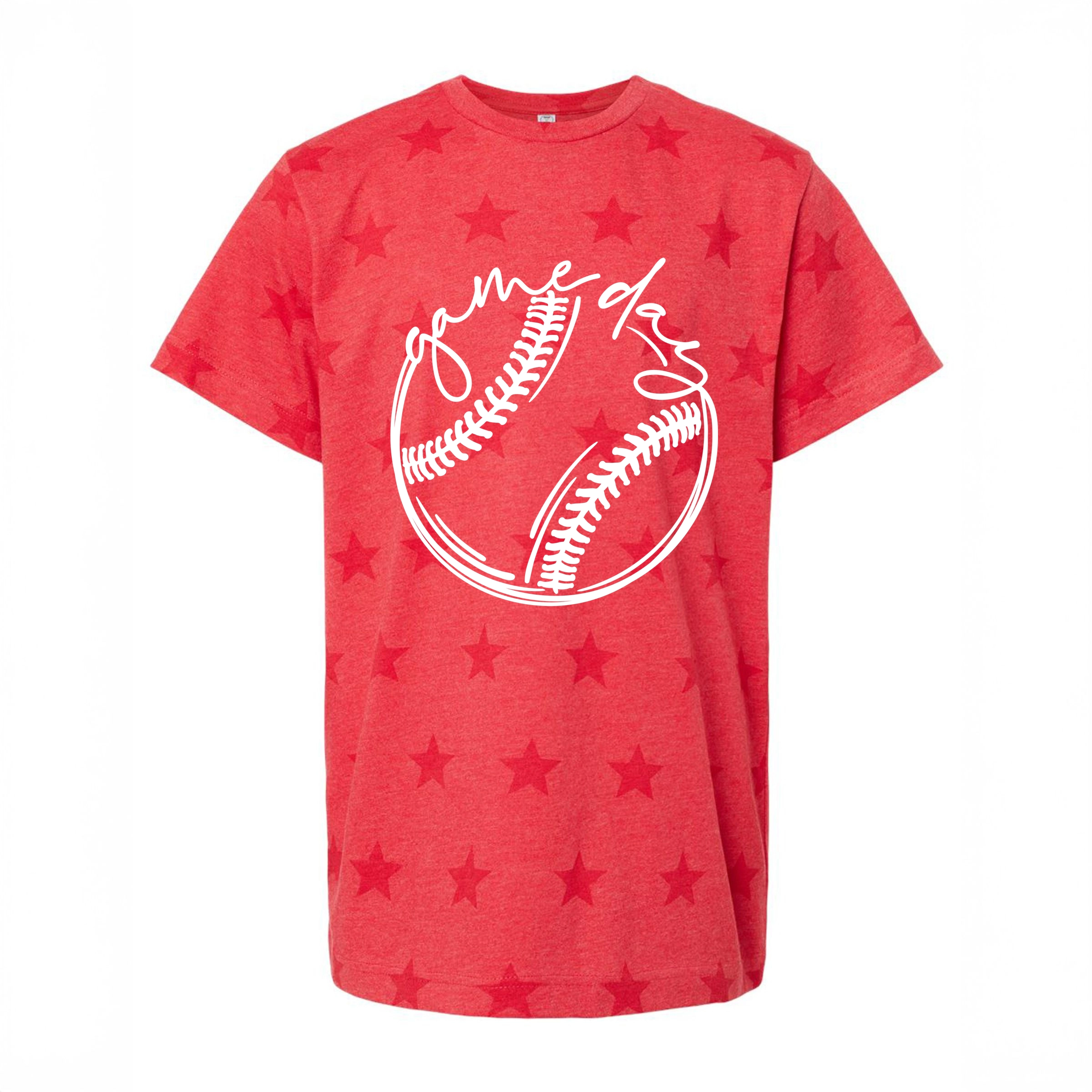 The Juniper Shop - Game Day Baseball Youth Short Sleeve Star Tee