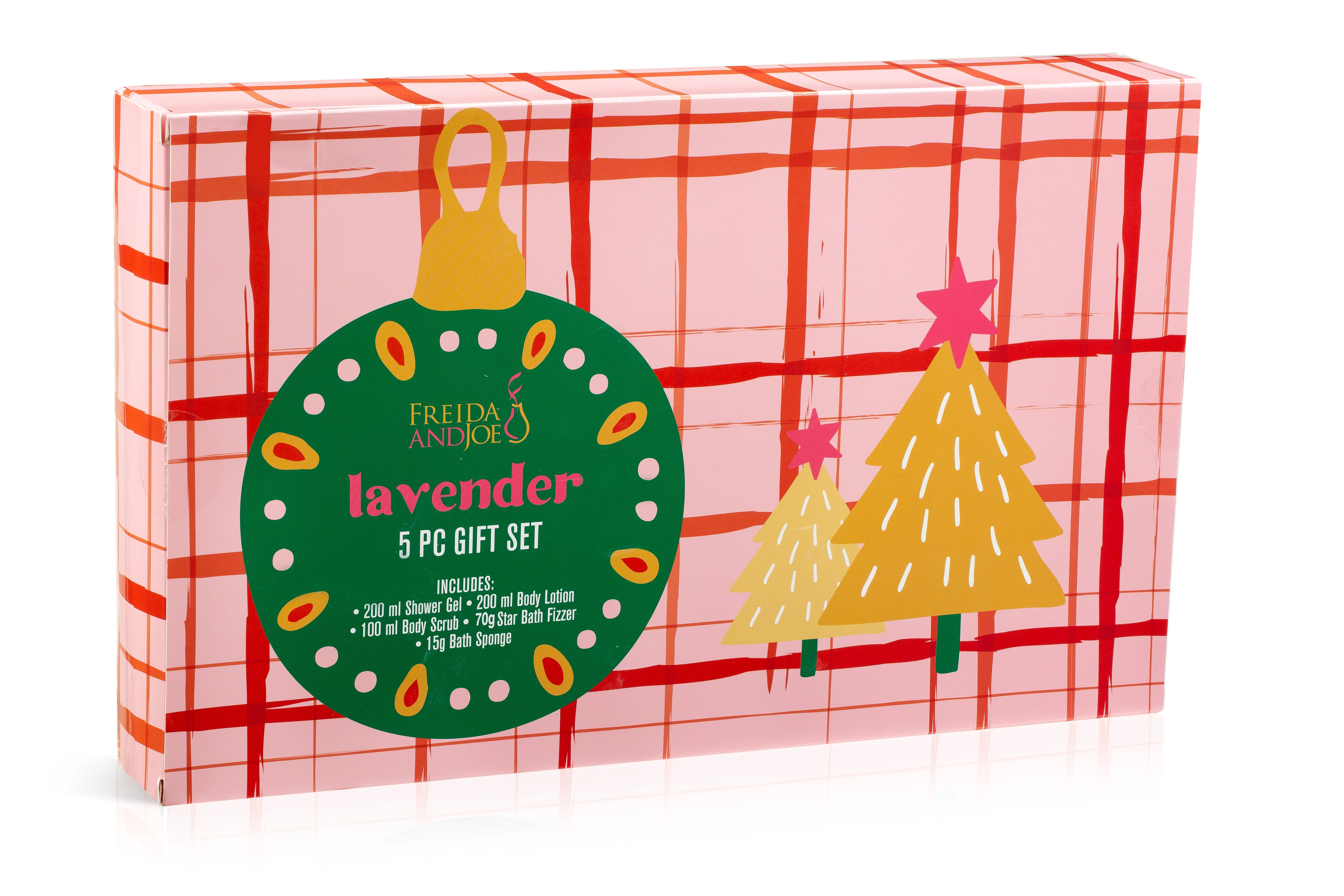 Freida and Joe Women Lavender Fragrance Bath and Body Collection Gift Box Set