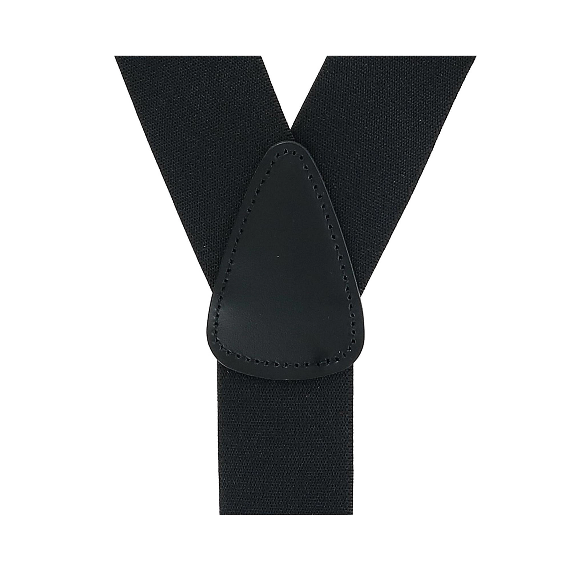 CTM Men's Elastic Button End Suspenders