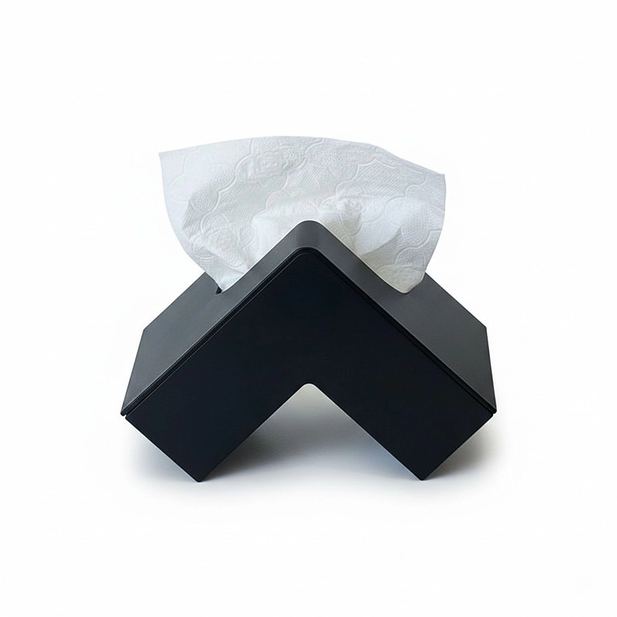 Alilang Unisex Geometric Chevron Shaped Tissue Box Cover Modern Decorative Holder