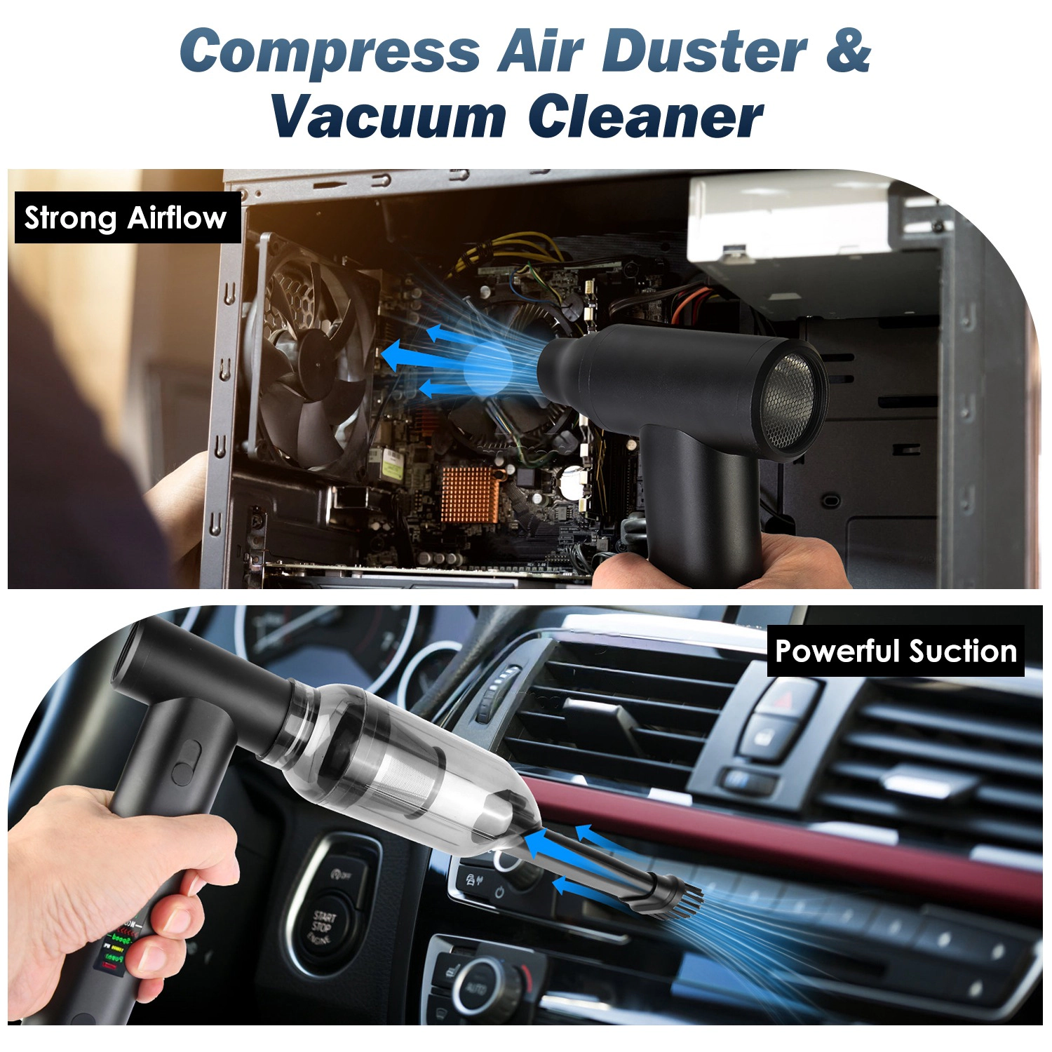 GBruno Brushless Cordless Air Duster And Vacuum