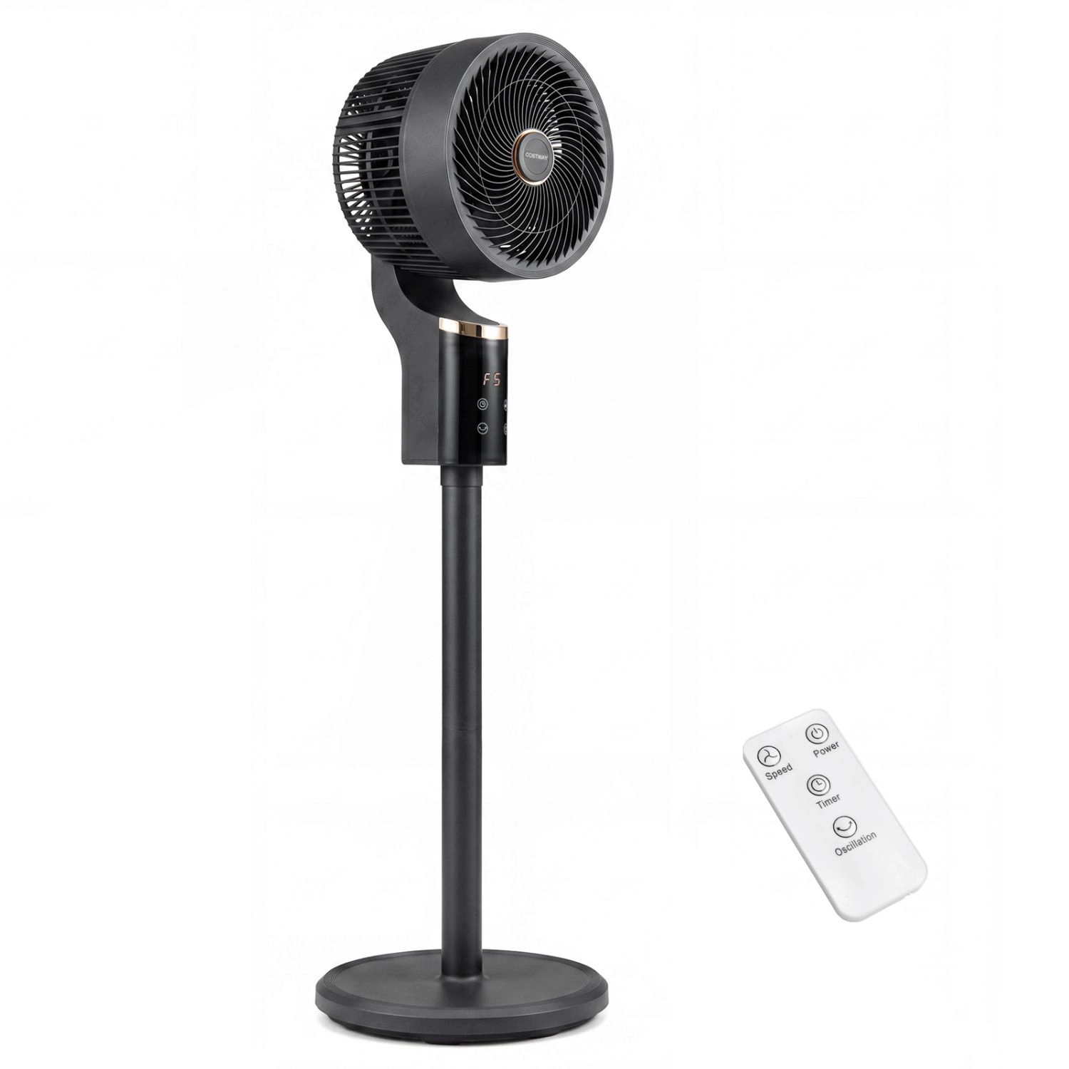 SlickBlue Air Circulator Fan for Bedroom, Office and Living Room with Wide Angle Oscillation