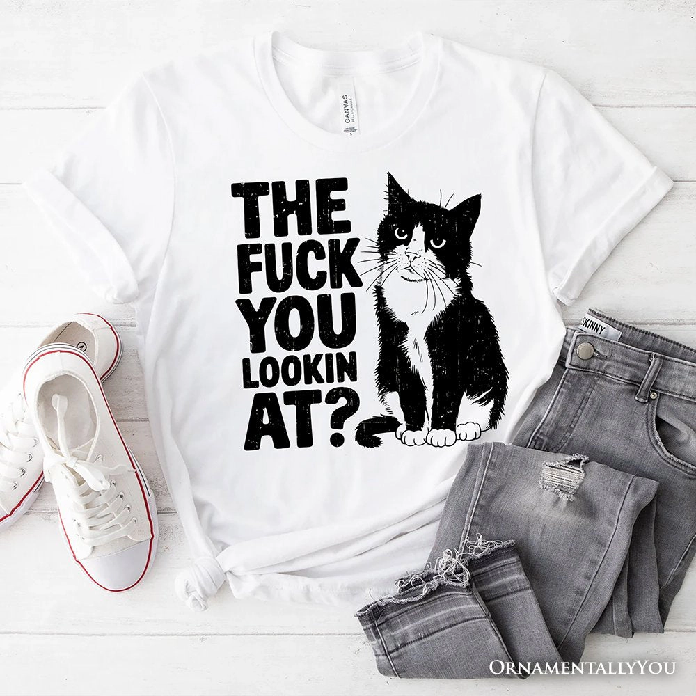 OrnamentallyYou Womens What Are You Looking At T-Shirt