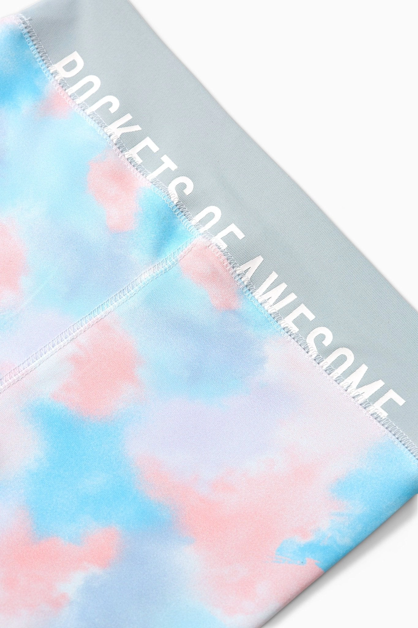 Rockets of Awesome Active Pastel Clouds Leggings for Girls