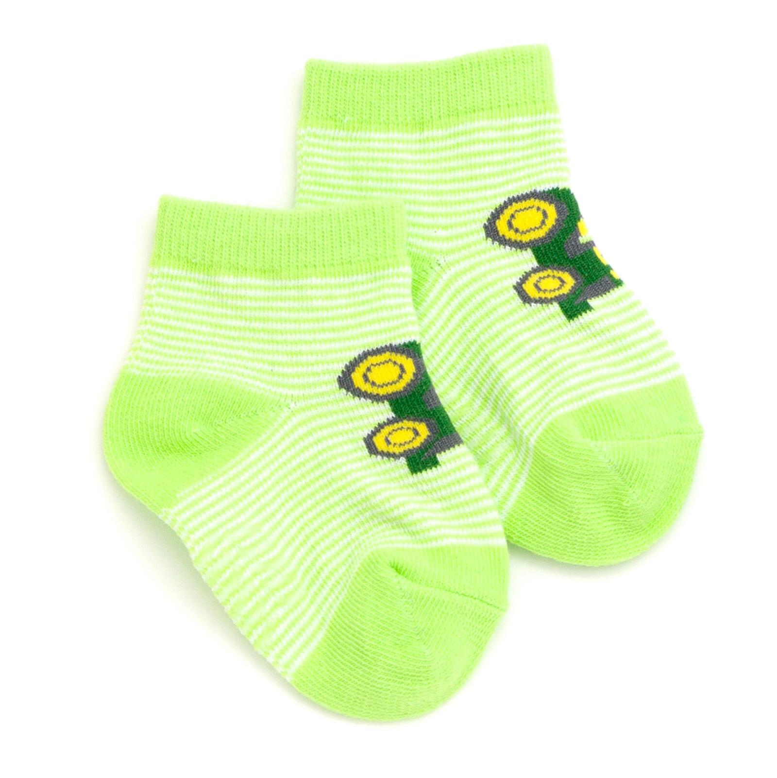 John Deere Baby Boys' Non-Slip Grip 3-Pack Ankle Socks