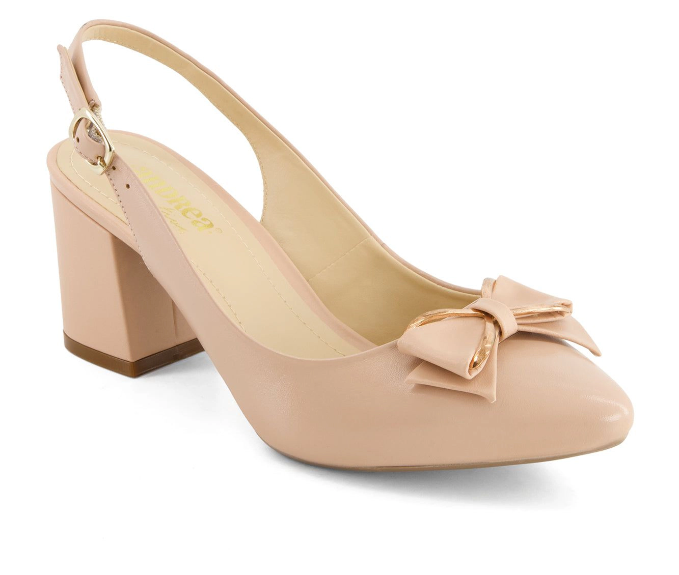 Andrea Womens Slingback And Bow Pumps