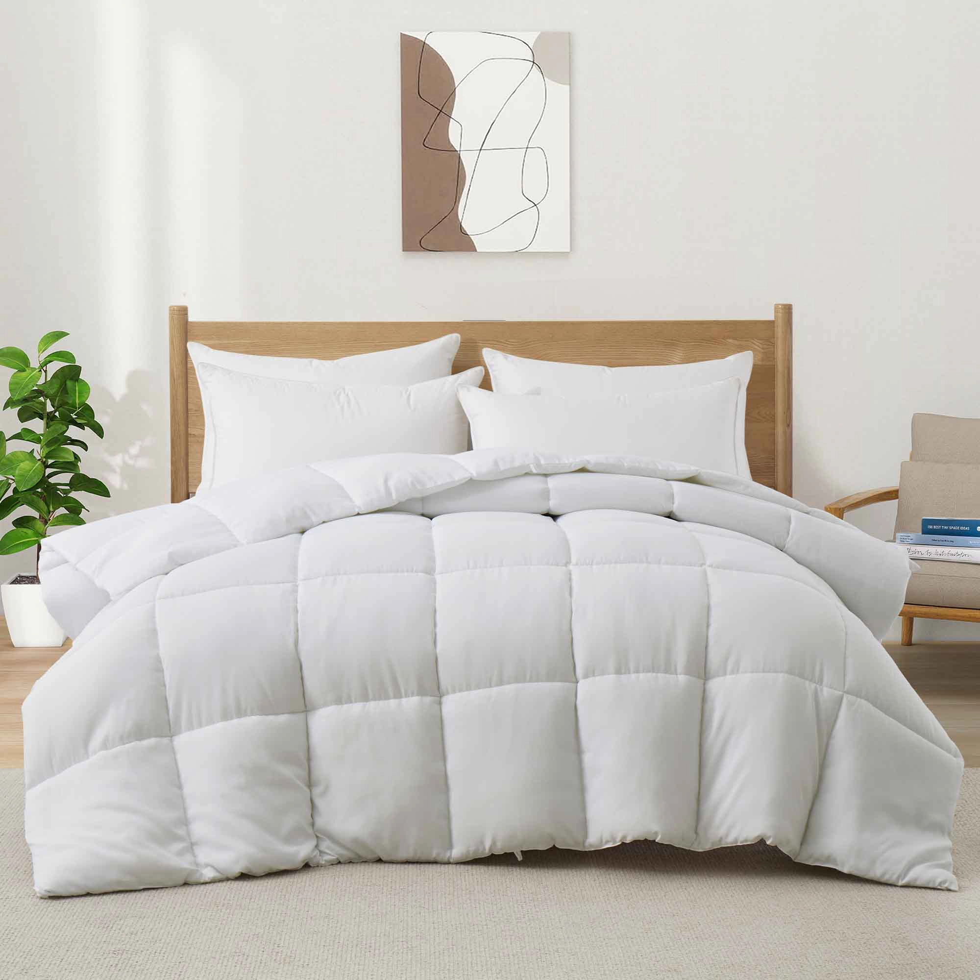 PEACENEST All Season Down Alternative Comforter Soft Duvet Insert