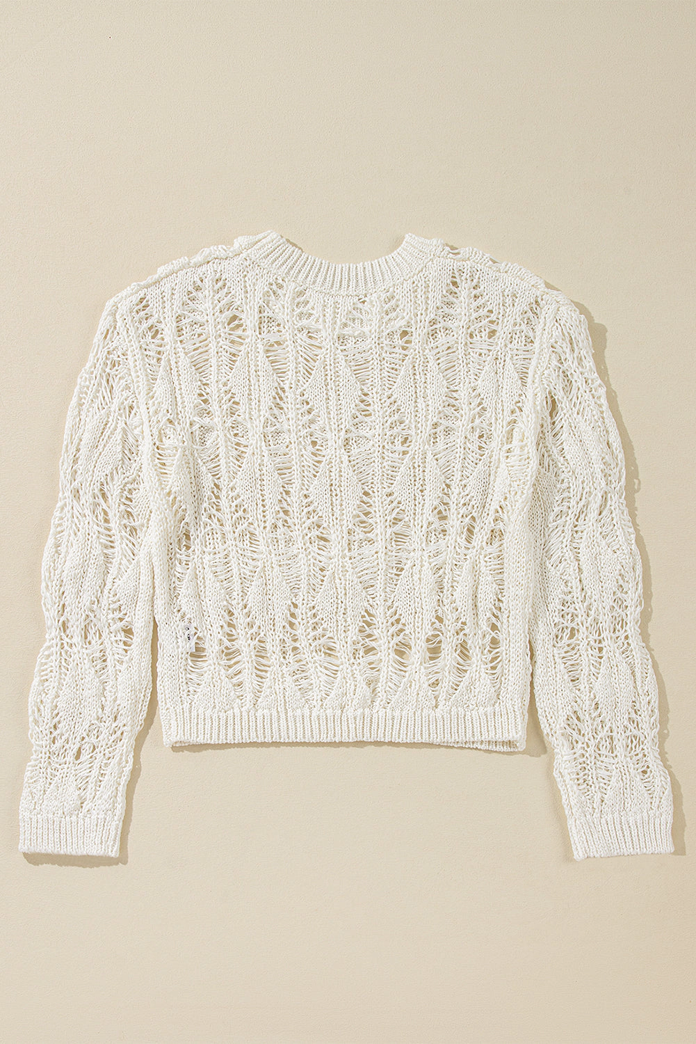 Threaded Pear Women's Olivia Crochet Loose Fit Sweater