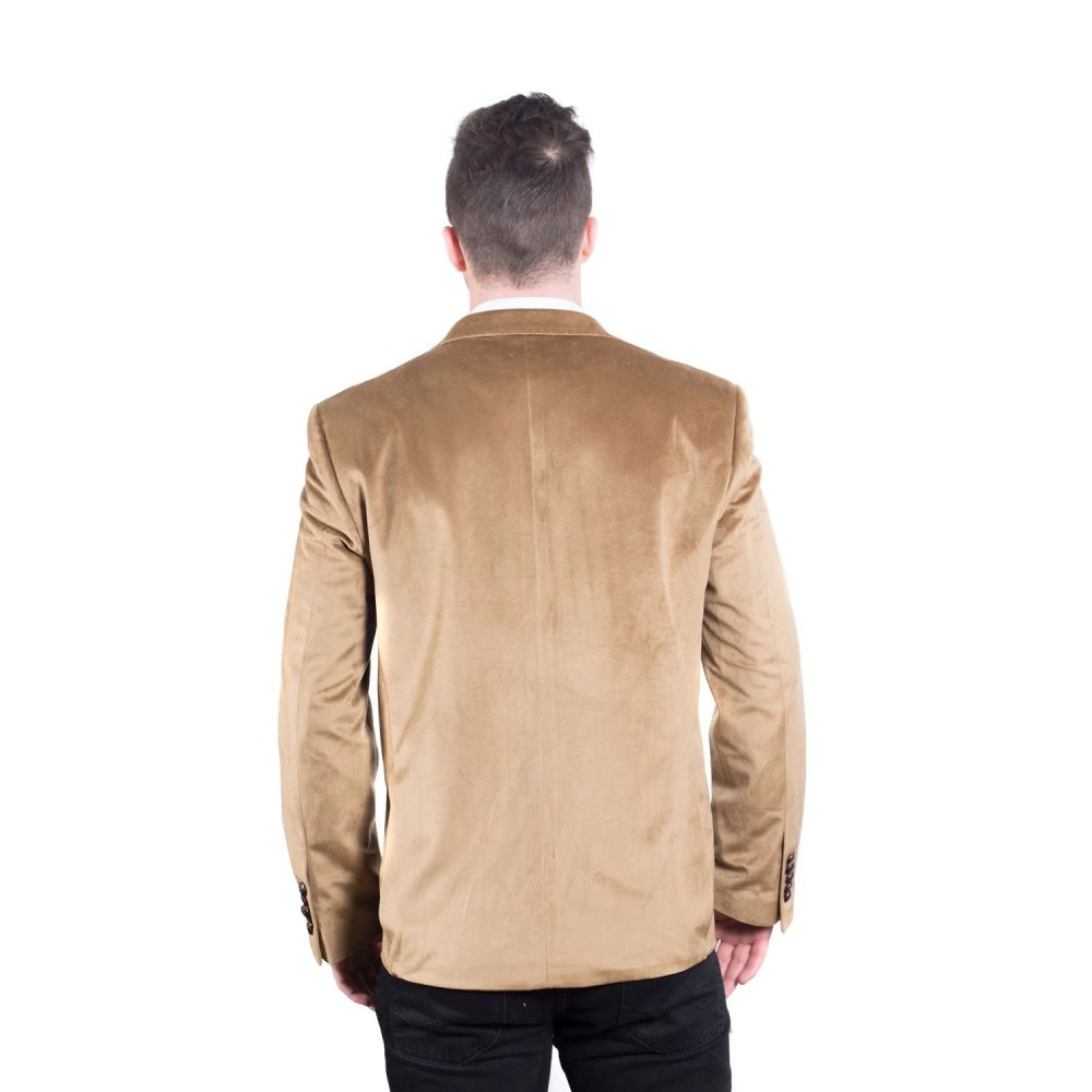 Elie Balleh Men's Slim Fit Velvet Sportcoat