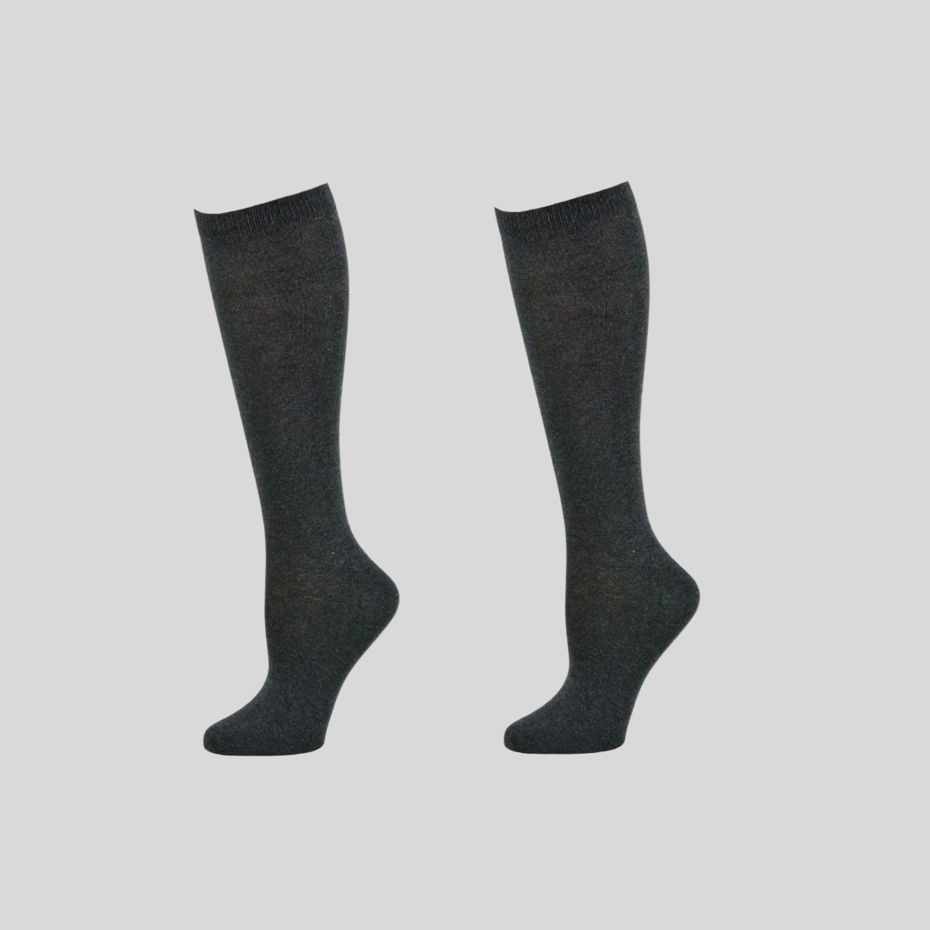 Wear Sierra Women's Knee High Socks, Cotton Cable Knit, 3 Pair Pack
