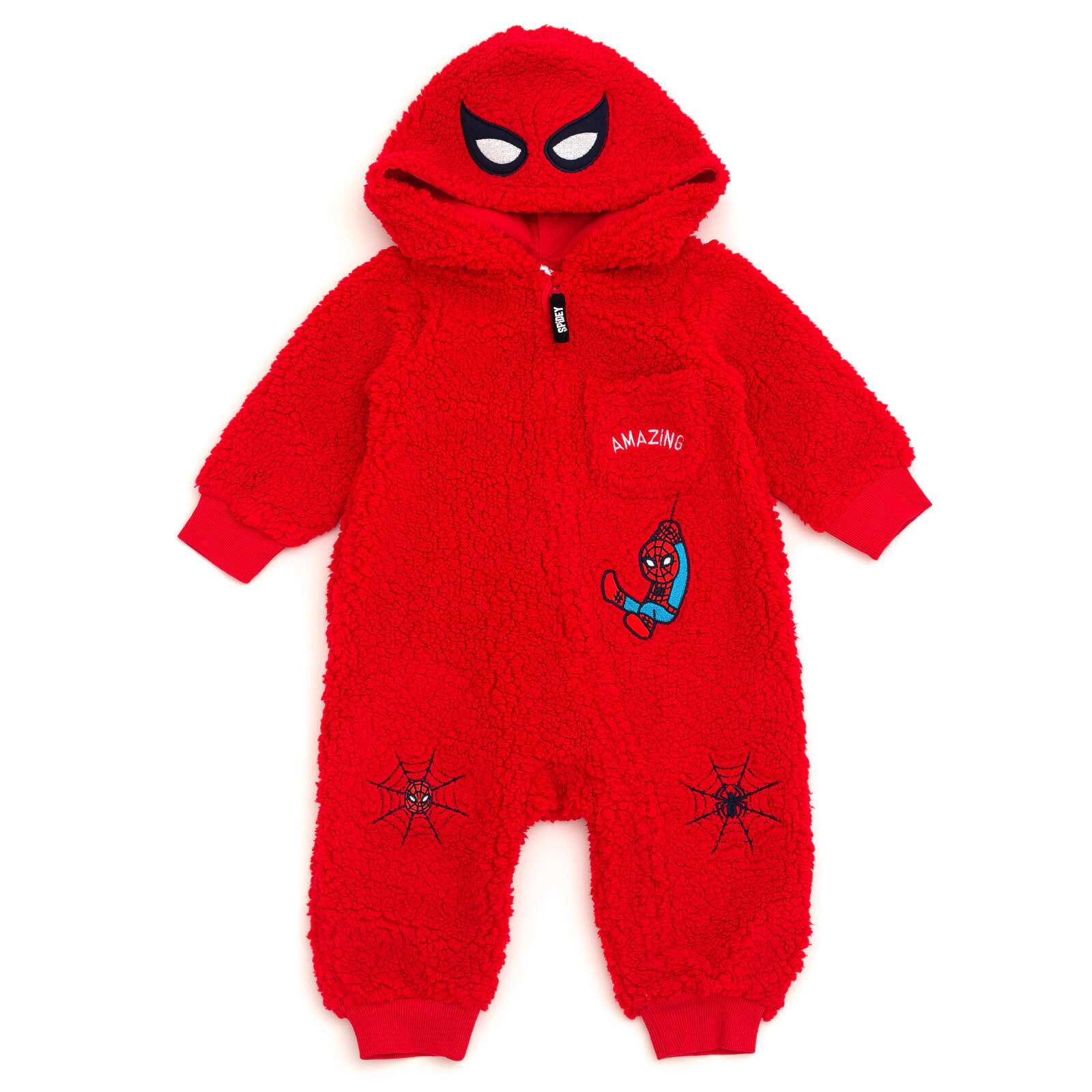 Marvel Spider-Man Baby Cosplay Hooded One Piece