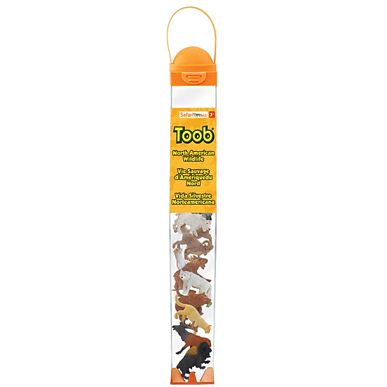 Safari Ltd. - North American Wildlife TOOB - contains 12 Mini Figurines