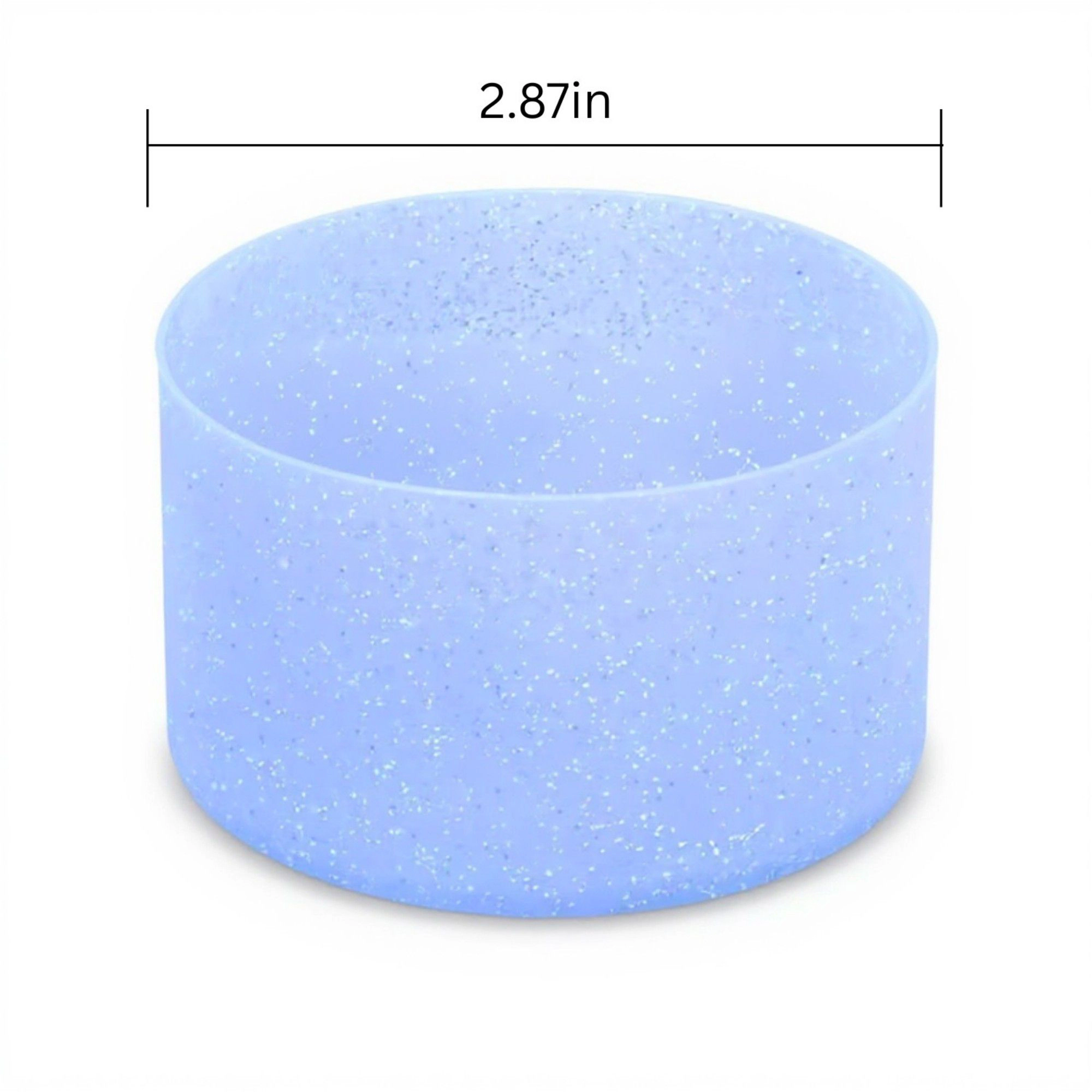 Alilang Women Silicone Bottle Protective Boot Sleeve for Reusable Water Bottles with Shock Absorbing Base 6-Piece Set 3i