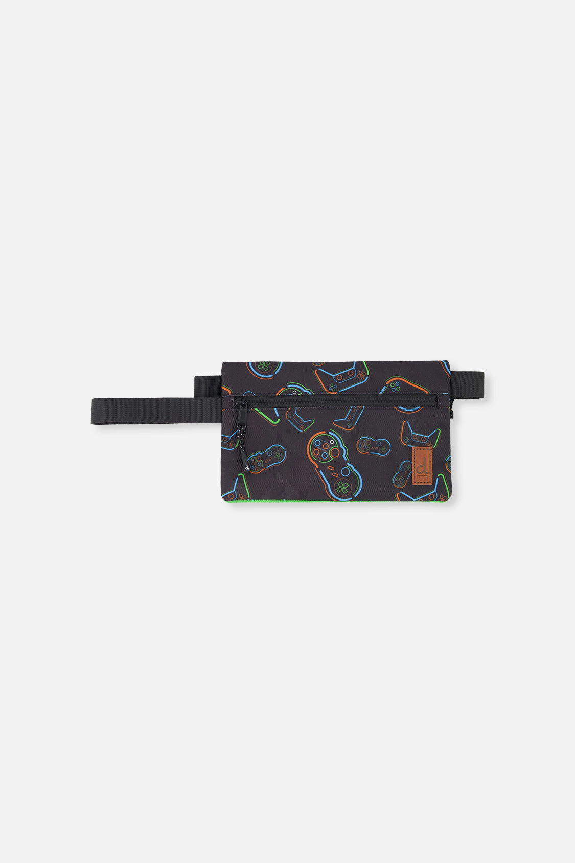 Deux par Deux Boys Game Controller Print Double-Compartment Pencil Case