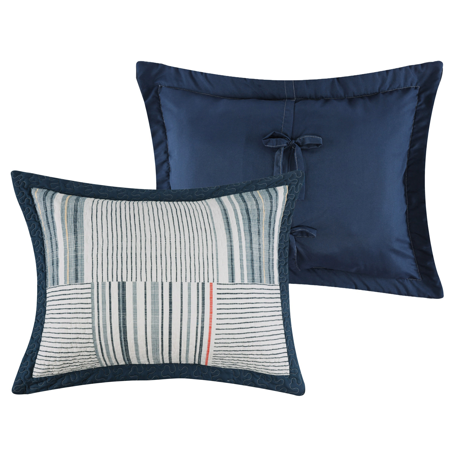 Greenland Home Fashions Voyage Cotton Blend Face Microfiber Back Pillow Sham