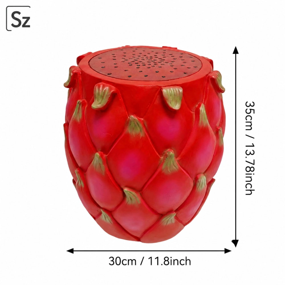 WOW PIONEER Compact Resin Patio Stool