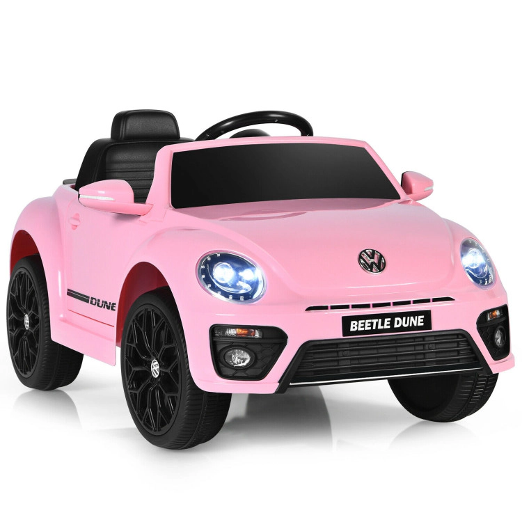 Hivvago Volkswagen Beetle Kids Electric Ride On Car with Remote Control
