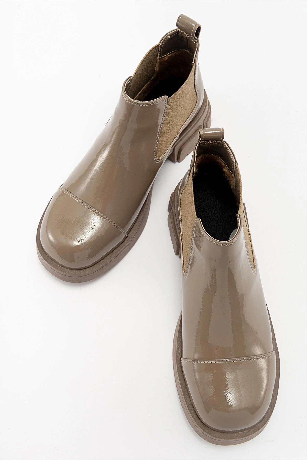 Prologue Shoes Womens Cafune Patent Platform Boot