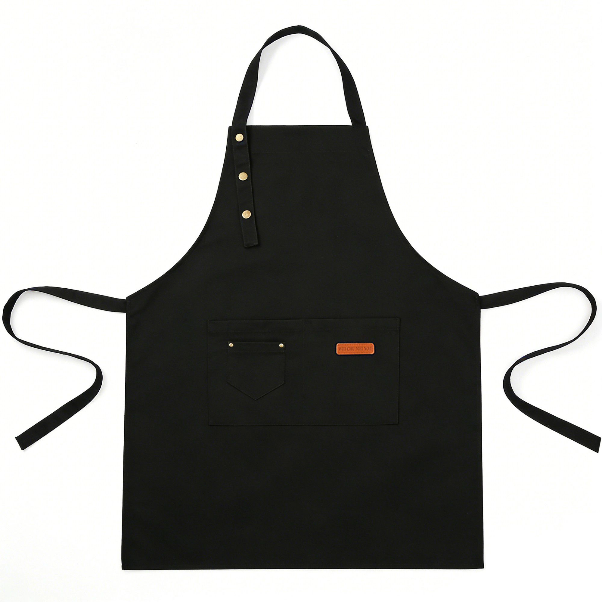 Alilang Women Kitchen Apron Polyester Adjustable Neck with Pocket for Cooking Baking Work Use