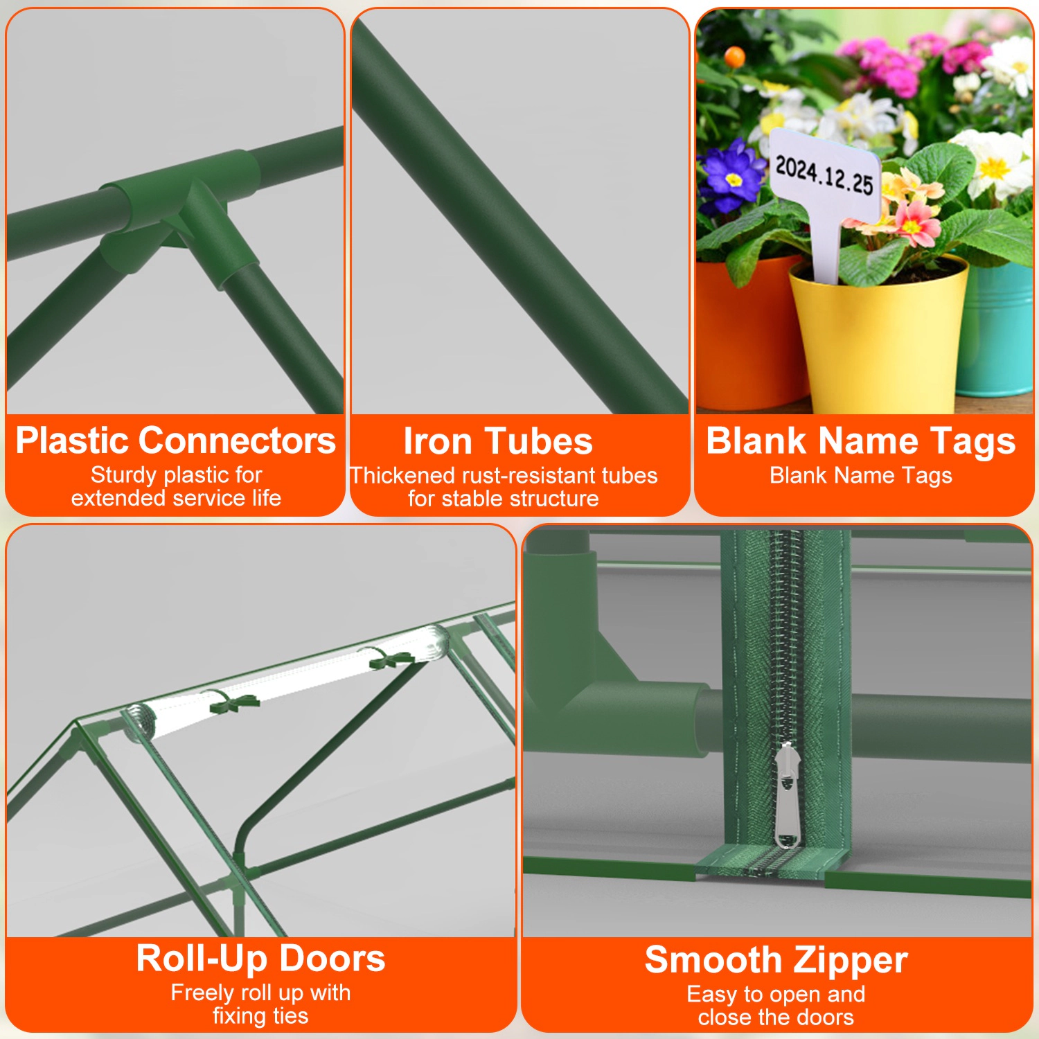 GBruno Waterproof Roll-Up Mini Greenhouse
