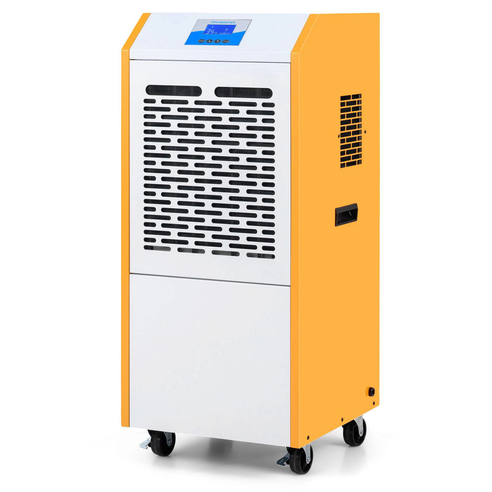 SlickBlue Dehumidifier with 16 Ft Pump Height, Touch Panel, Auto Defrost