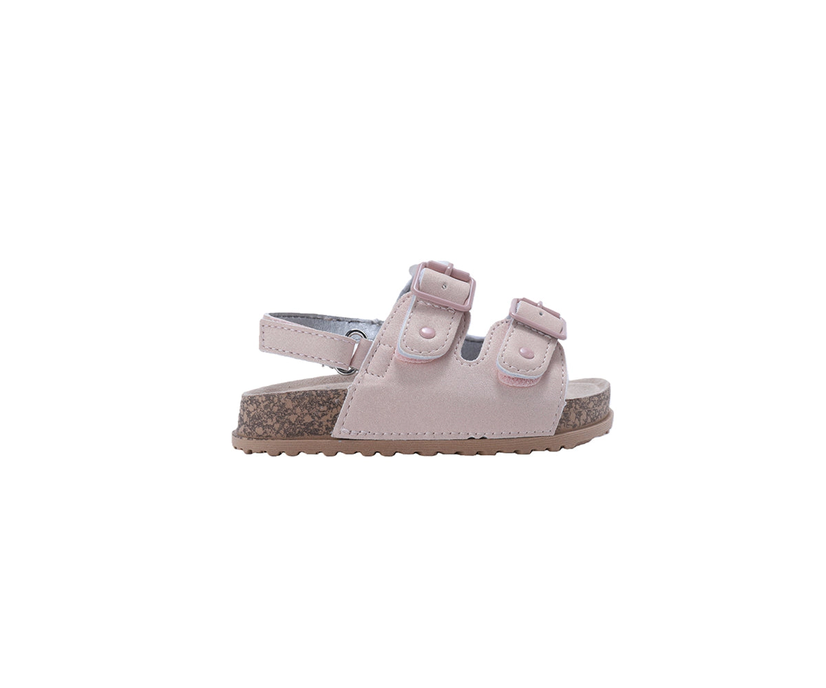 bebe Toddler Girl's Buckle Strap Sandals with Back